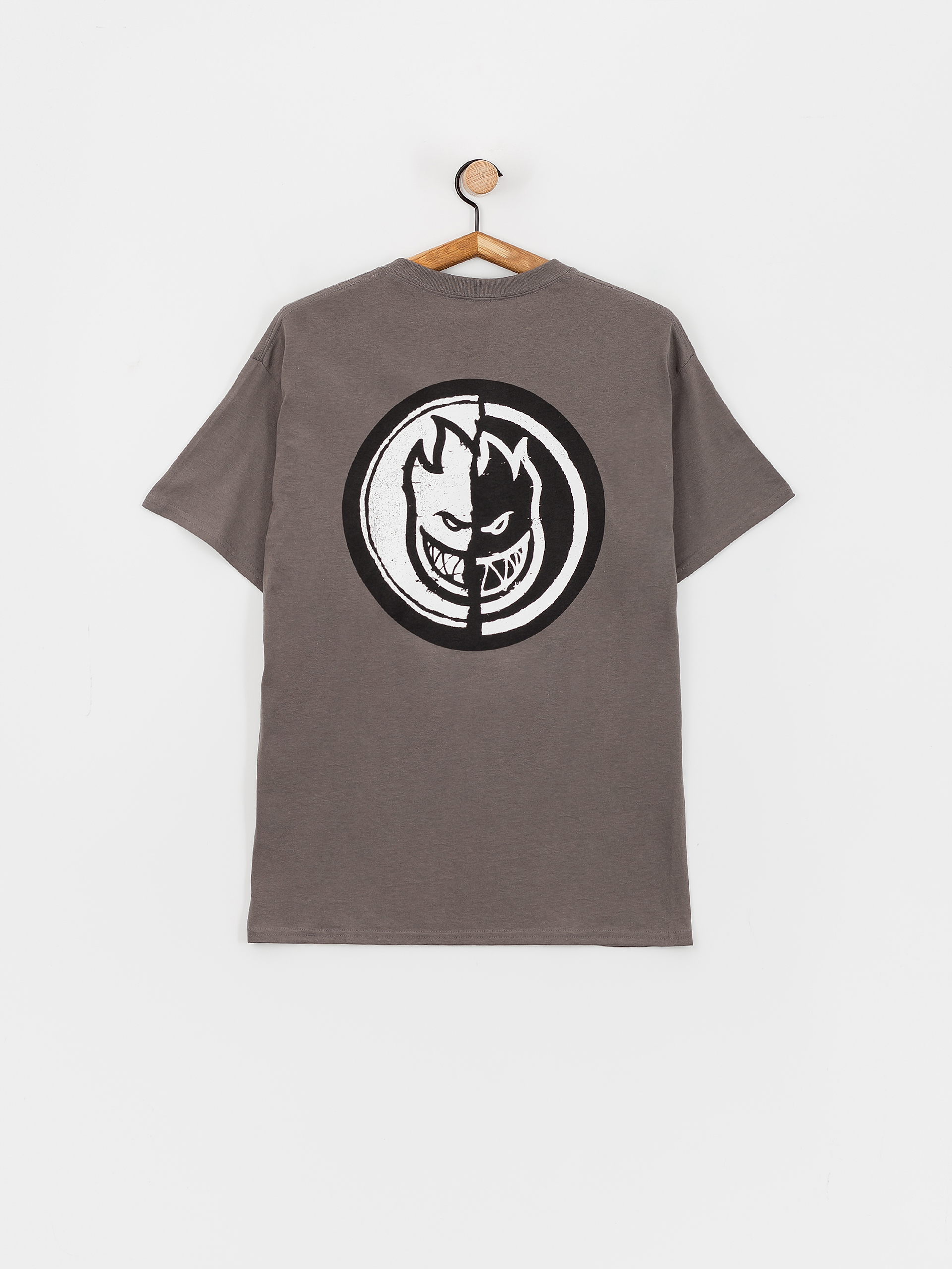 Tricou Spitfire Yin Yang (charcoal/black/red)