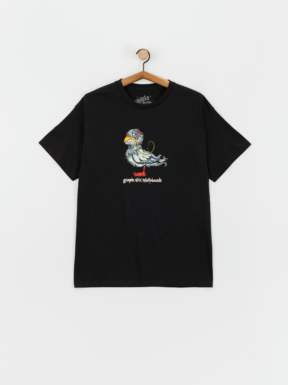 Tricou Antihero Grimple Stix Pigeon (black/multi)