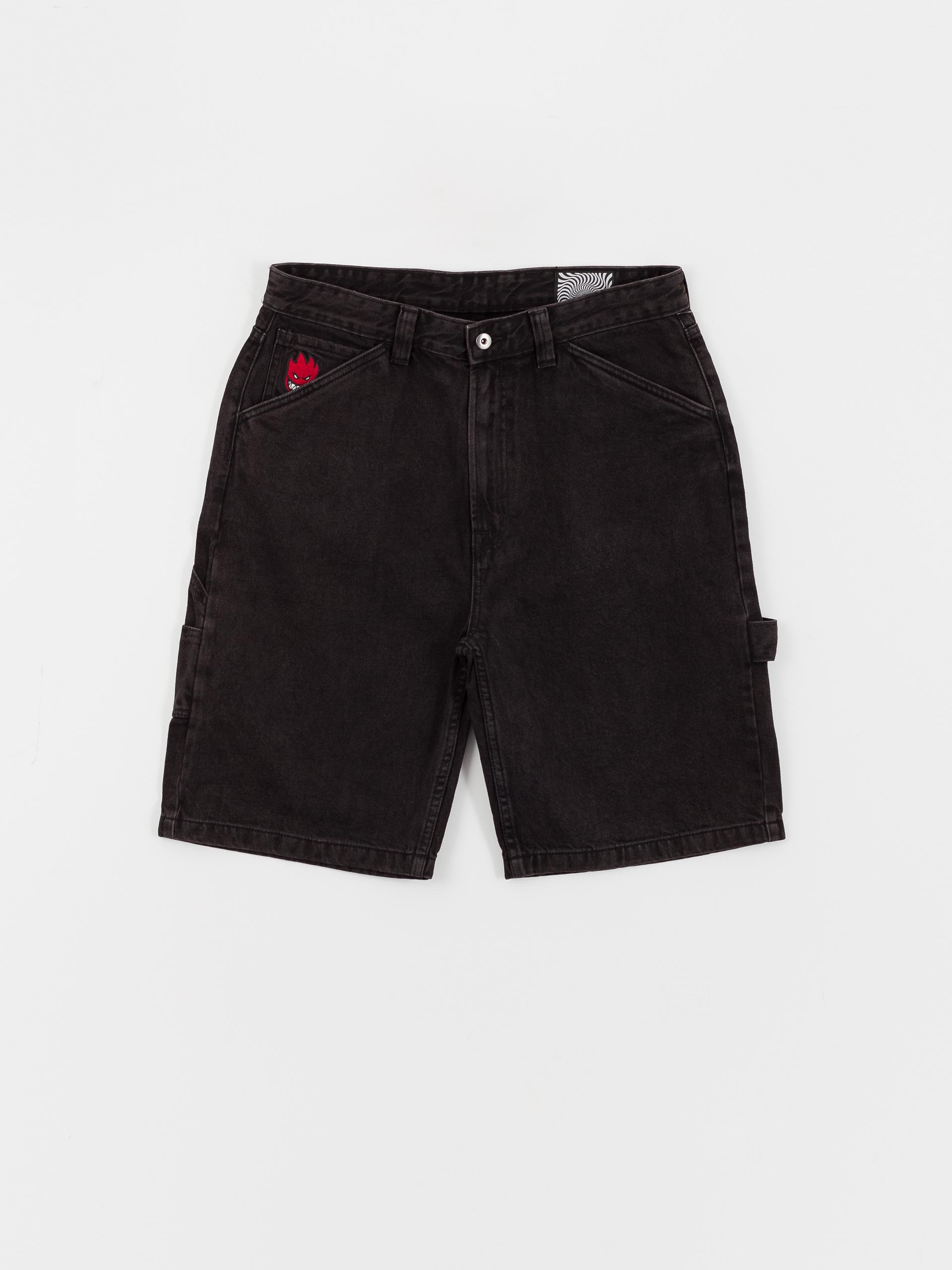 Pantaloni scurți Spitfire Big Head Denim (black)
