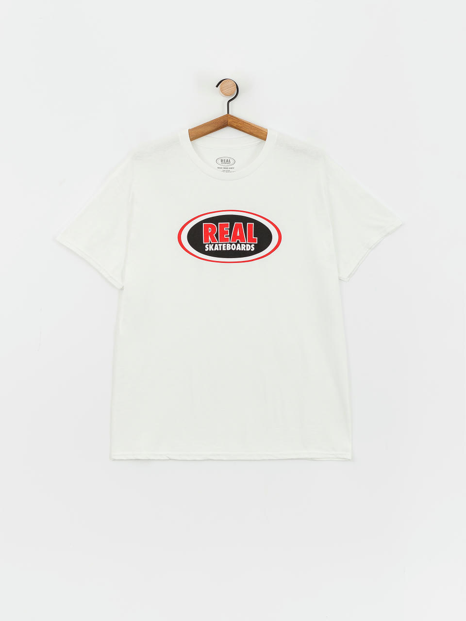 Tricou Real Oval (white/red/black)