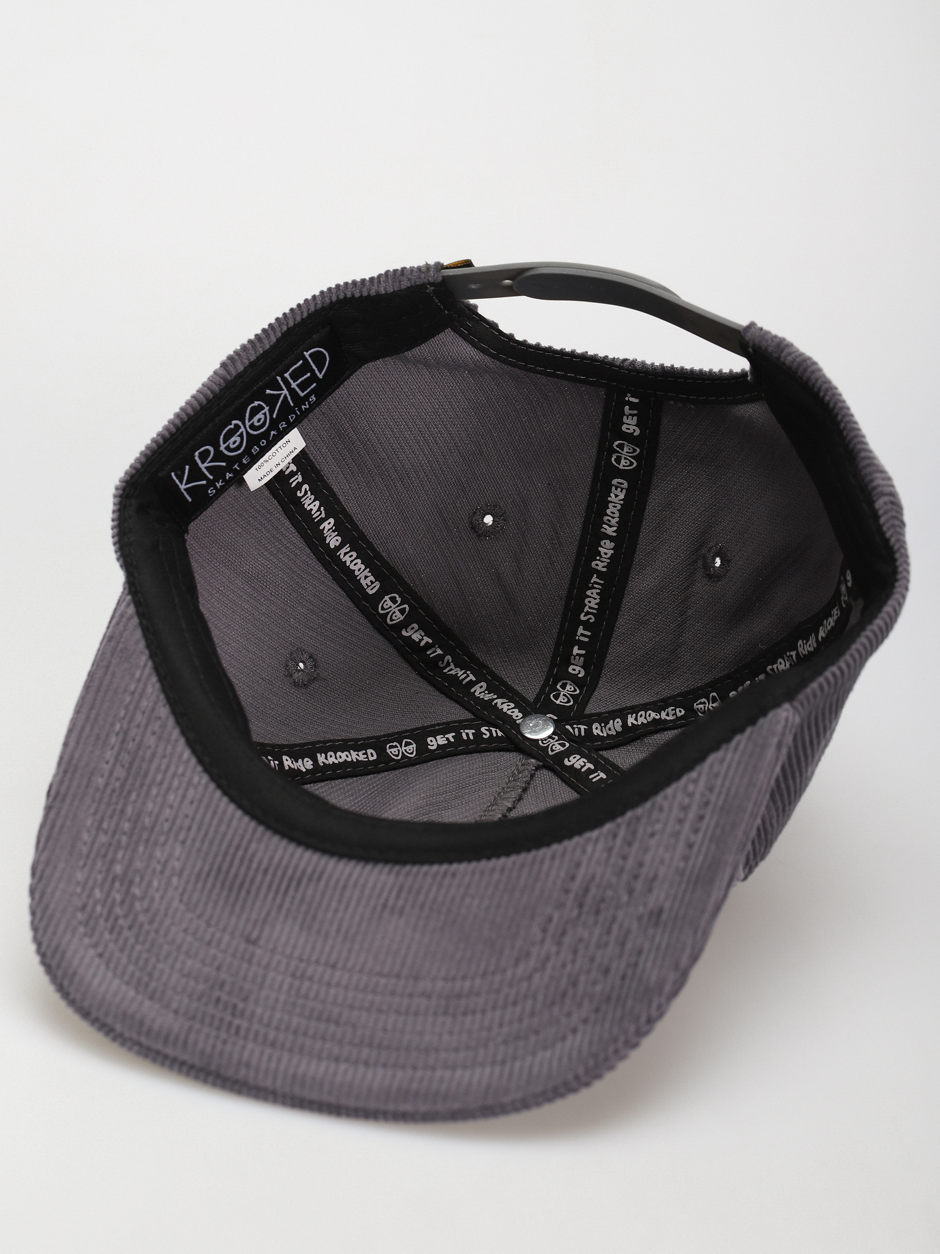 Șapcă Krooked Style Kr Snap (charcoal)
