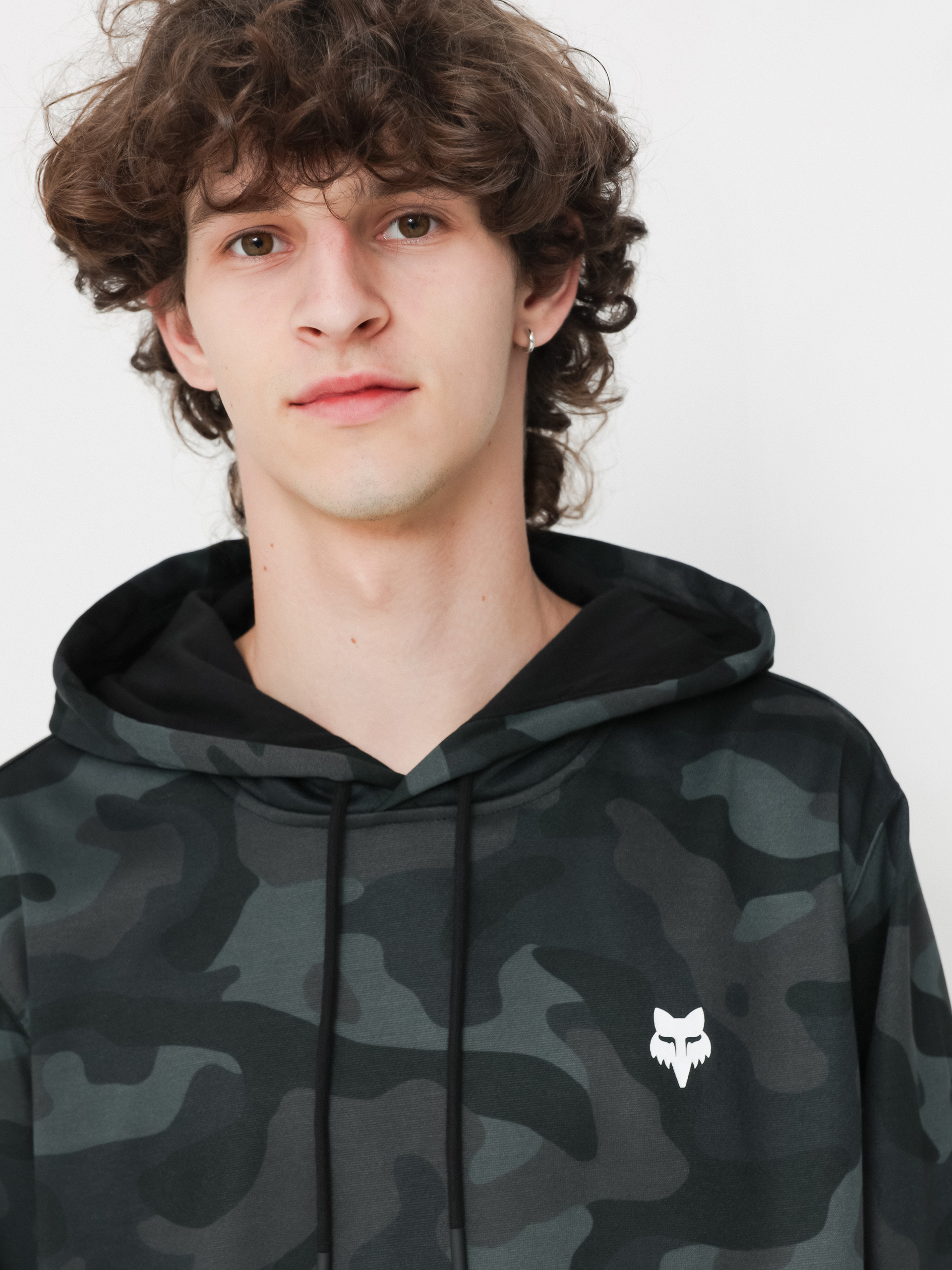 Hanorac cu glugă Fox Head Camo HD (black camo)