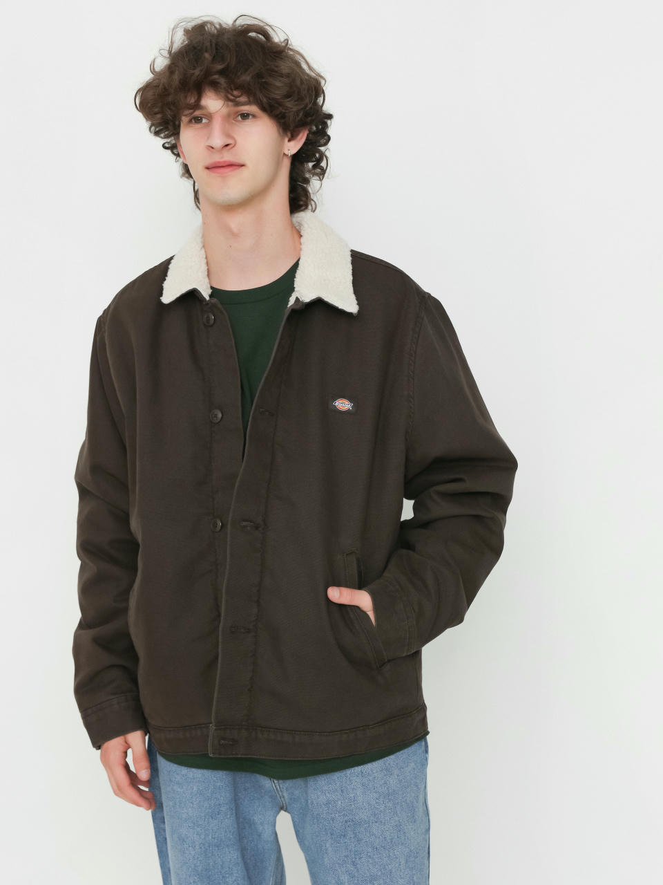 Geacă Dickies Duck Canvas (dark brown)