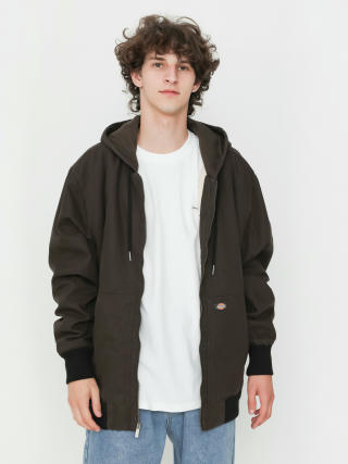 Geacă Dickies Hooded Duck Canvas (dark brown)