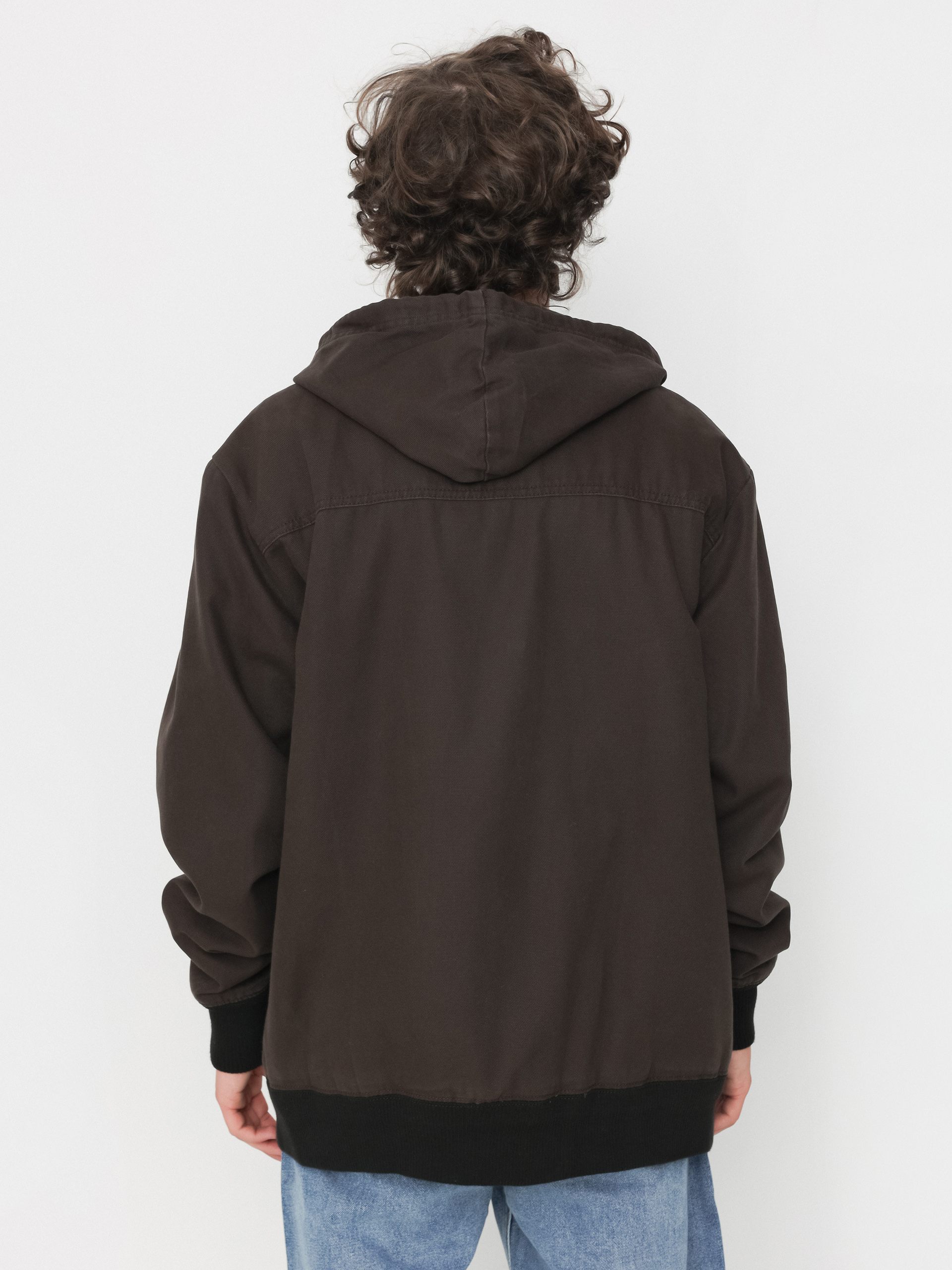 Geacă Dickies Hooded Duck Canvas (dark brown)
