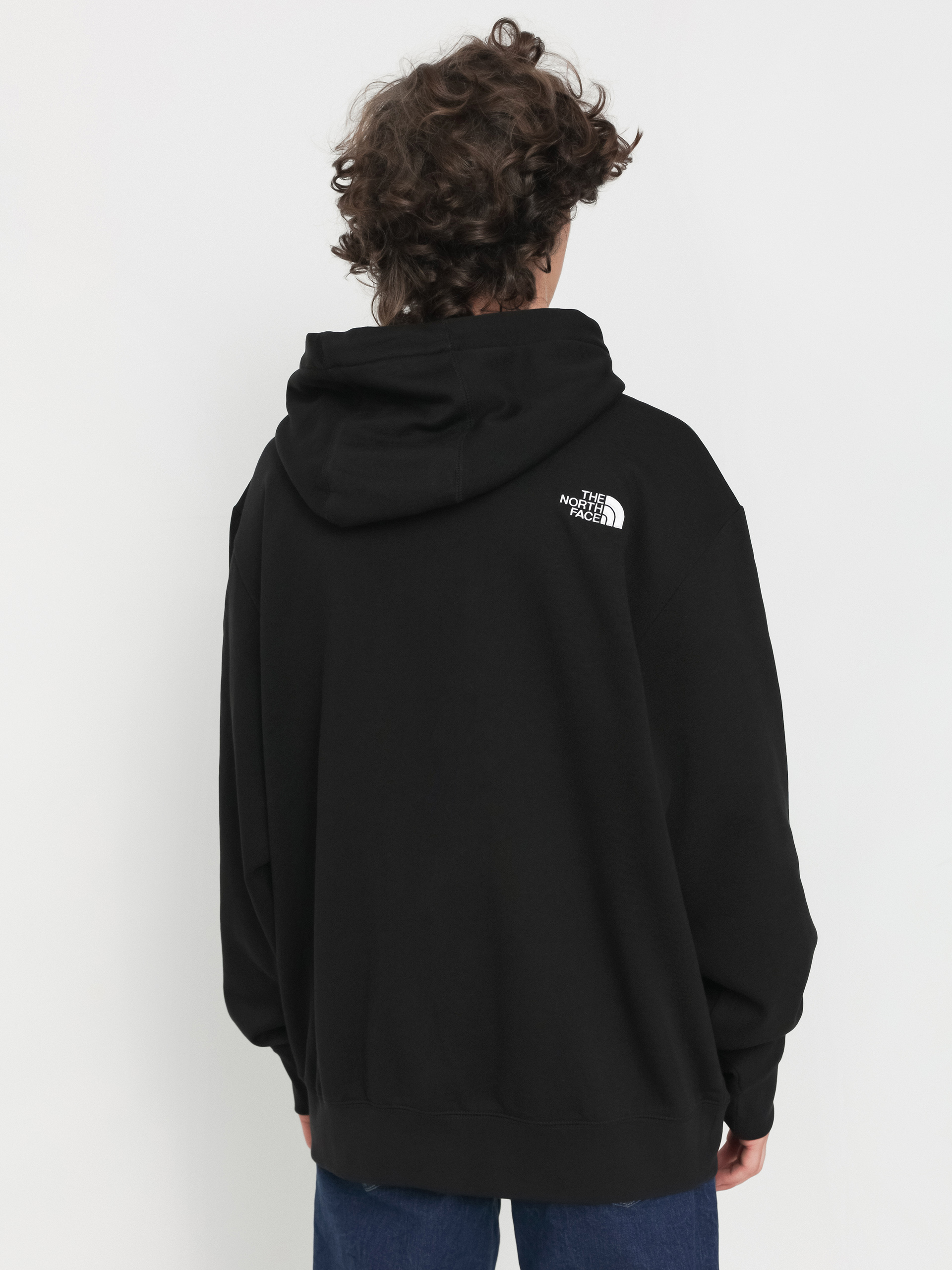 Hanorac cu glugă The North Face Essential Relaxed HD (tnf black)