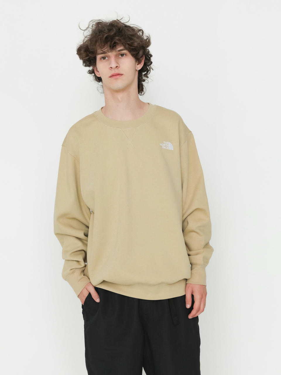 Hanorac The North Face Essential Relaxed (khaki stone)