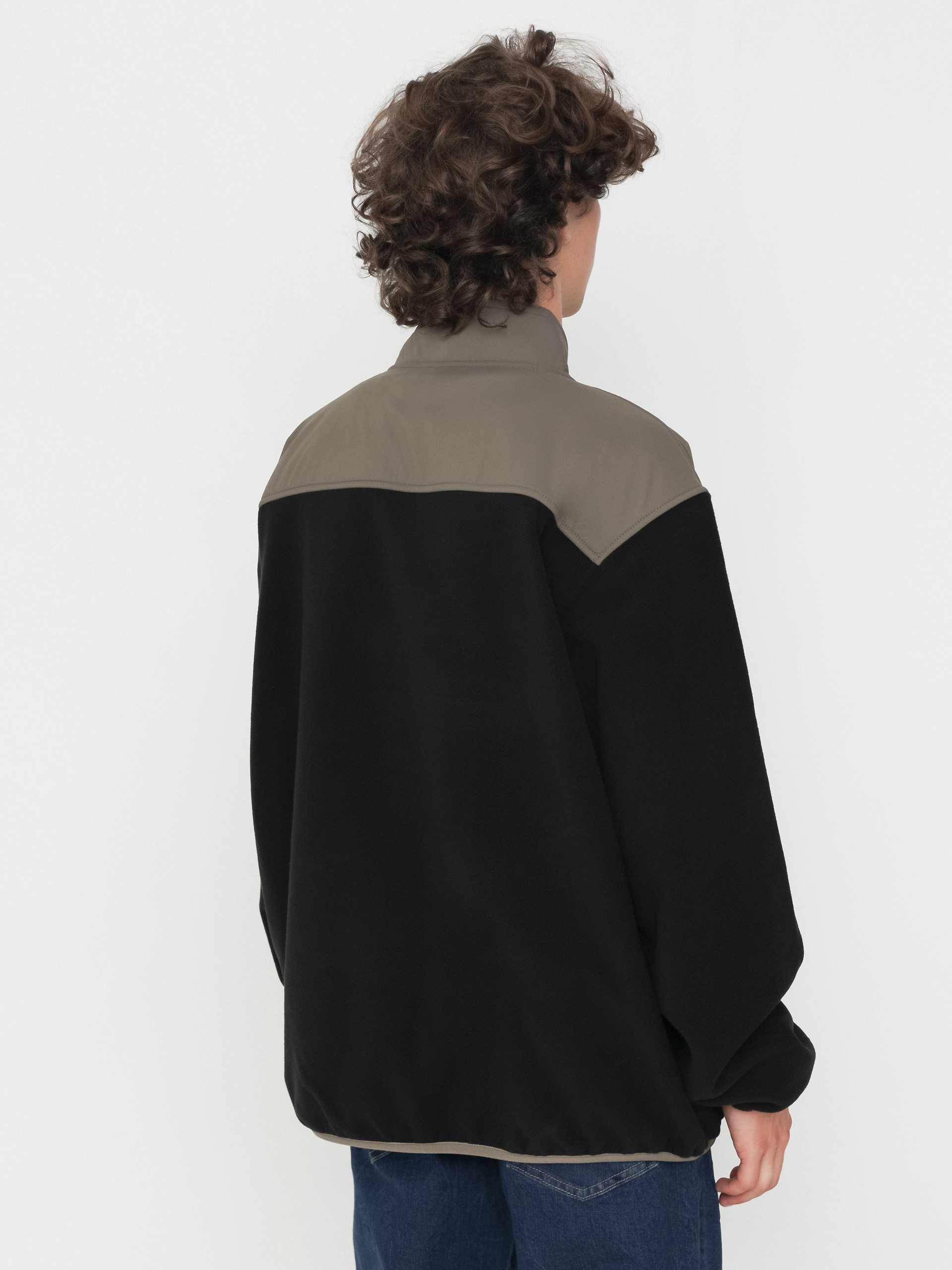 Pentru bărbați Hanorac din fleece Vans Ranford Polar Fleece Loose Hz (black/bungee cord)