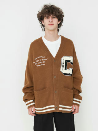 Pulover Carhartt WIP Brown Ducks Cardigan (hamilton brown/wax)