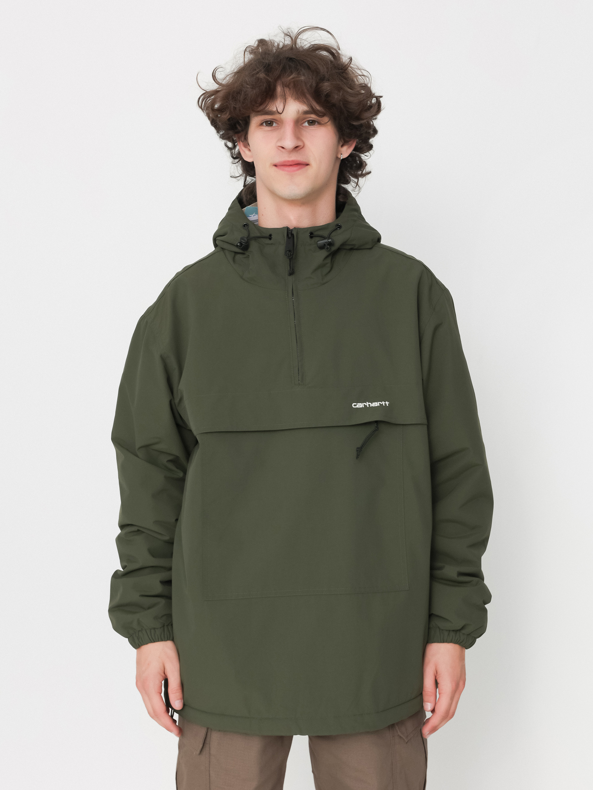 Geacu0103 Carhartt WIP Windbreaker Pullover (office green/white)