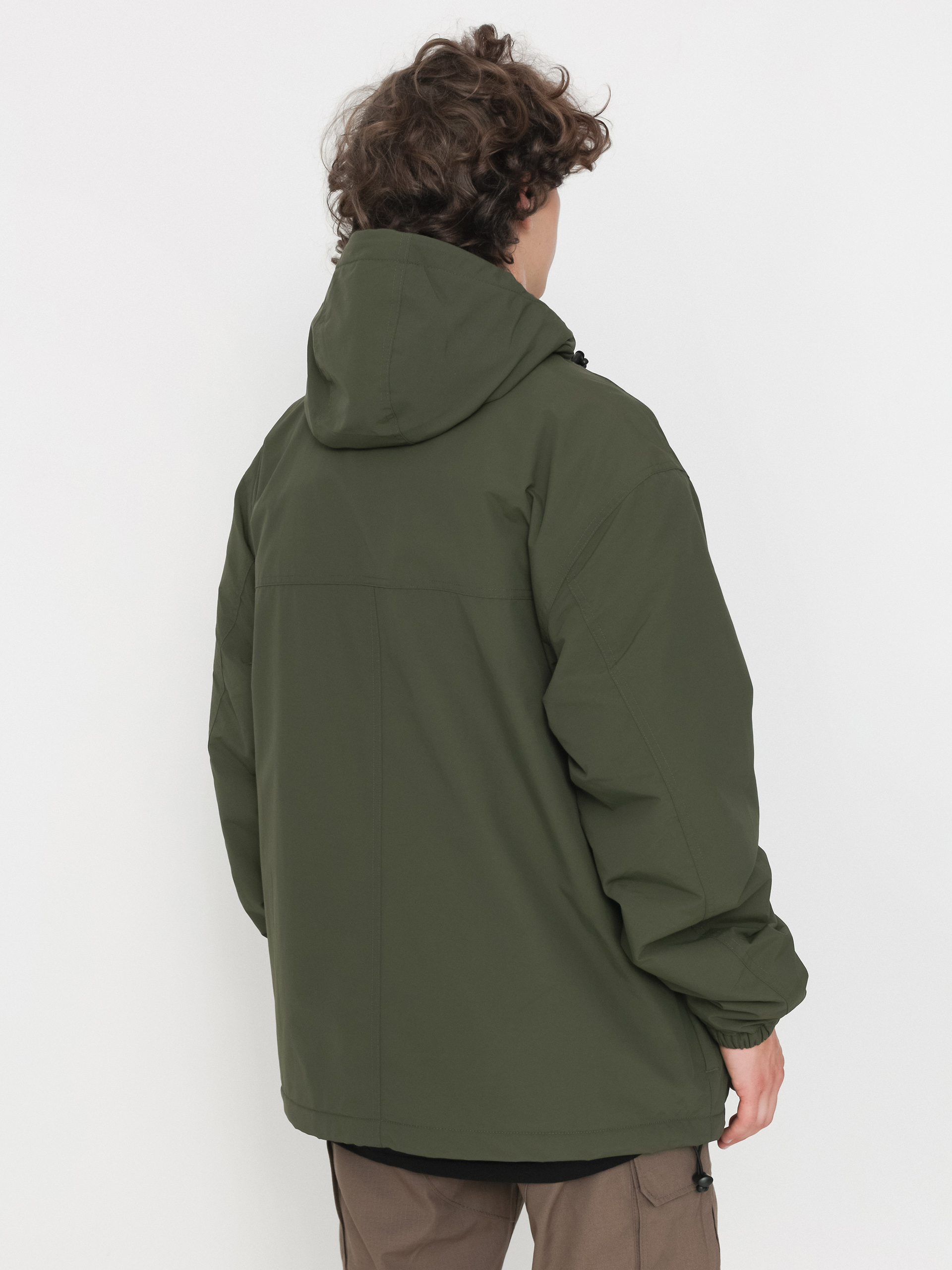 Geacă Carhartt WIP Windbreaker Pullover (office green/white)