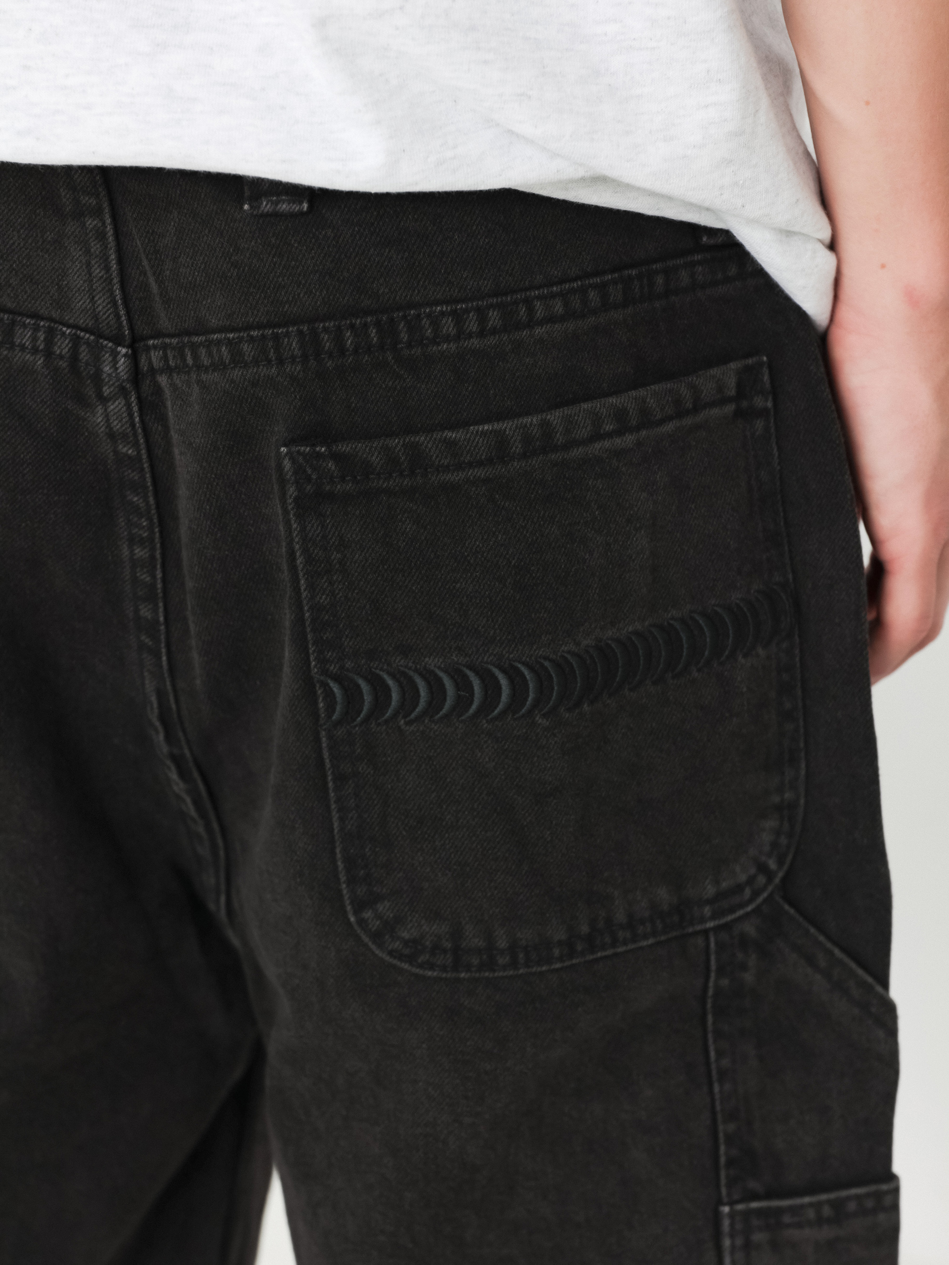 Pantaloni scurți Spitfire Big Head Denim (black)