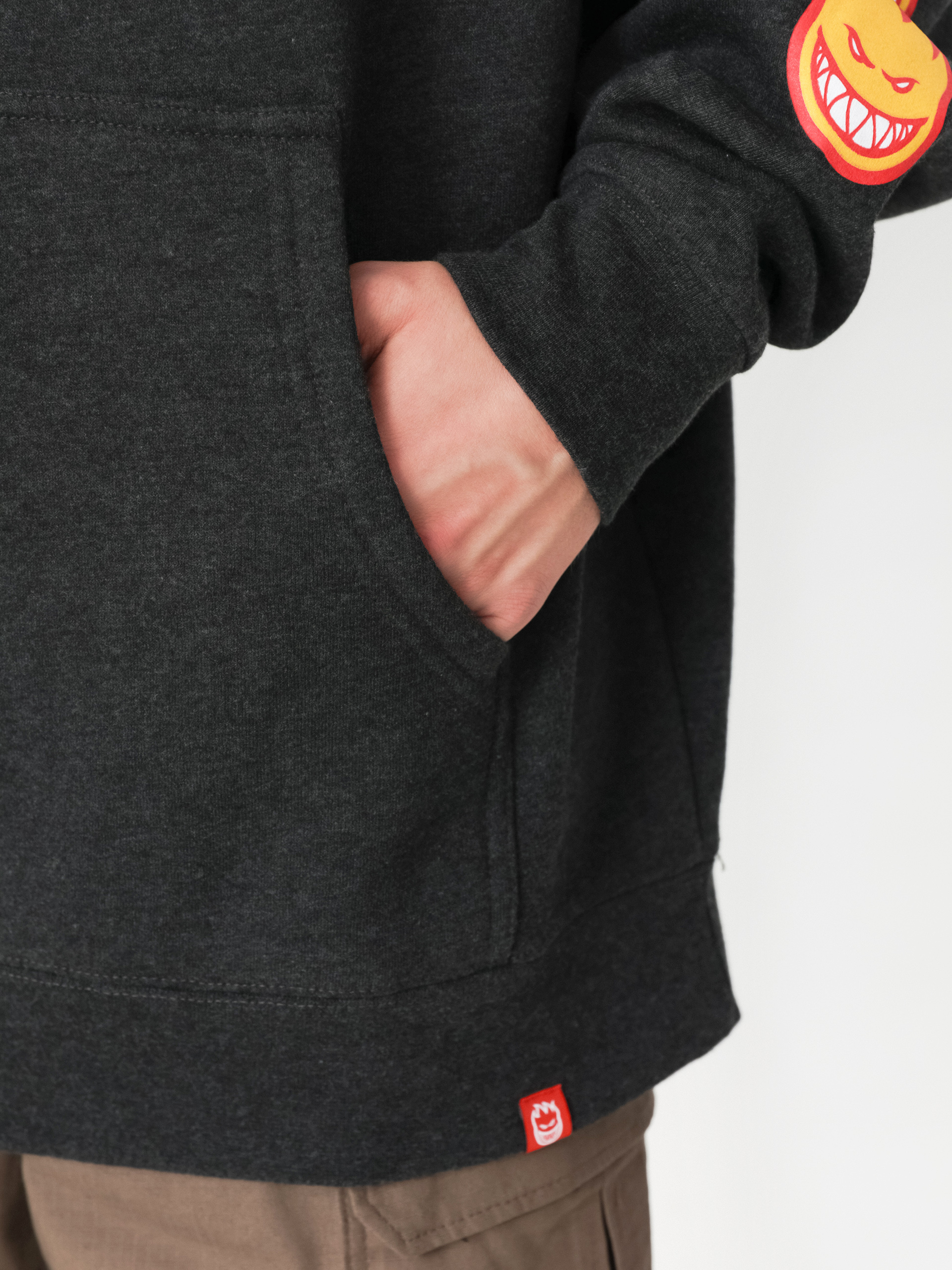 Hanorac cu glugă Spitfire Ol E Big Head HD (charcoal)