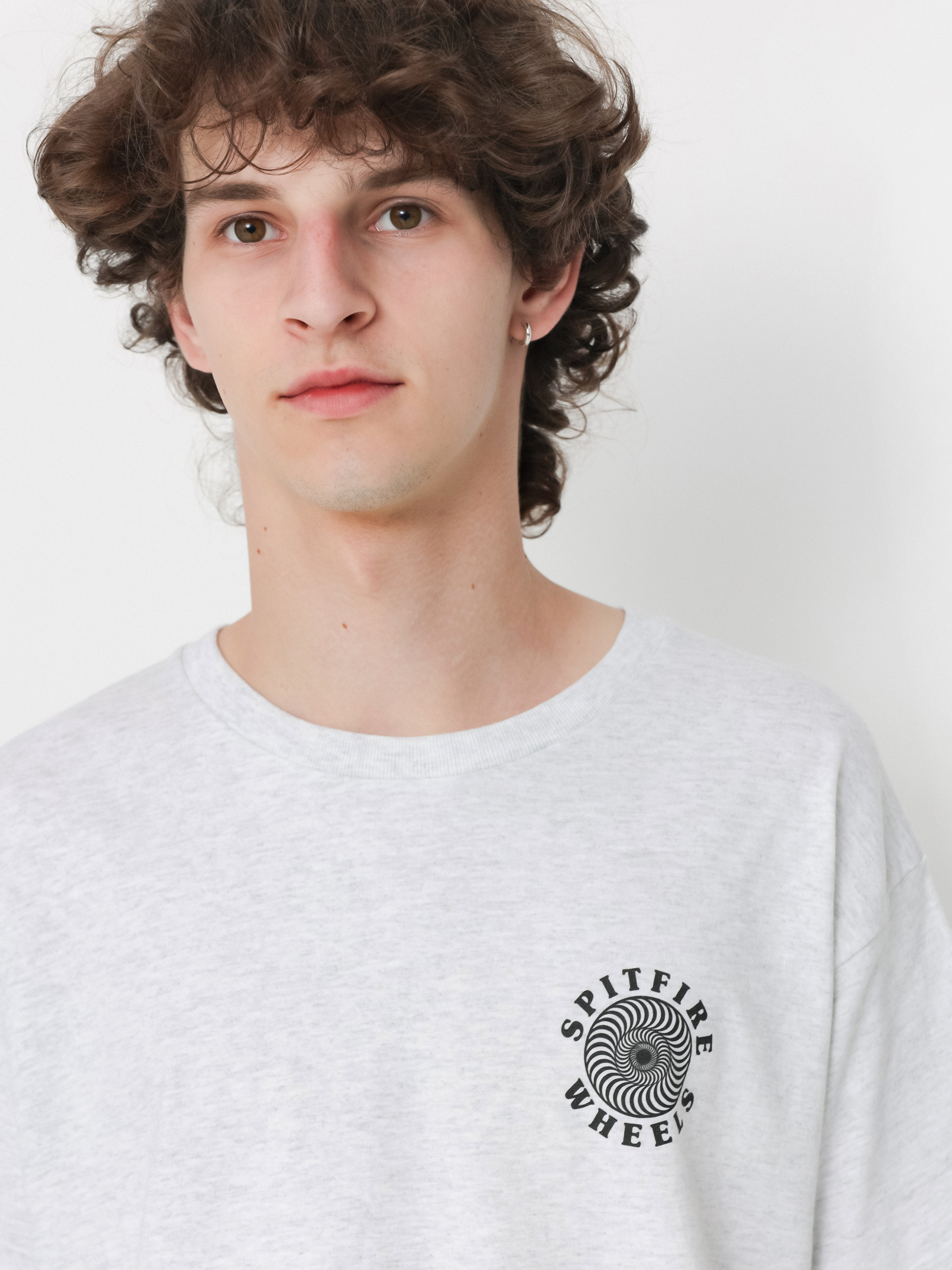 Tricou Spitfire Og Classic Fill (ash heather/black/red)