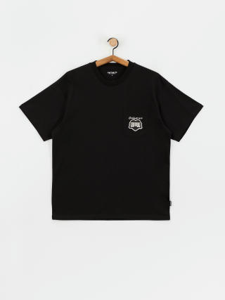 Tricou Carhartt WIP Heart Train Pocket (black)