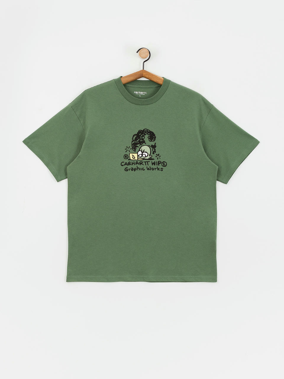 Tricou Carhartt WIP Graphic Works (duck green)