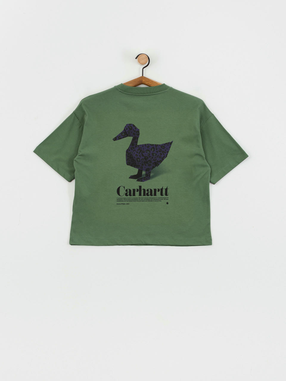 Tricou Carhartt WIP Fold Leo Wmn (duck green)