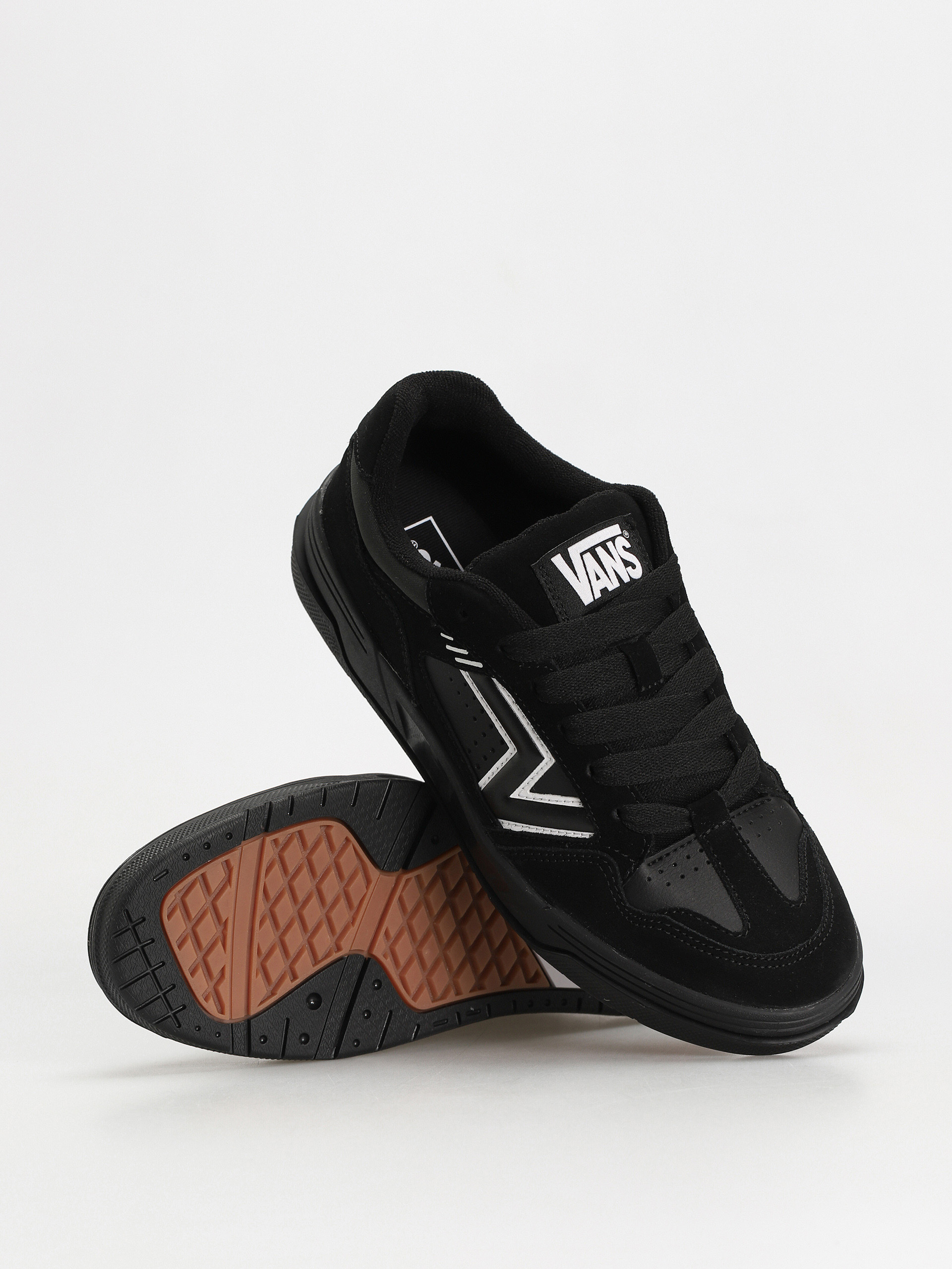 Pantofi Vans Upland (black/black/white)