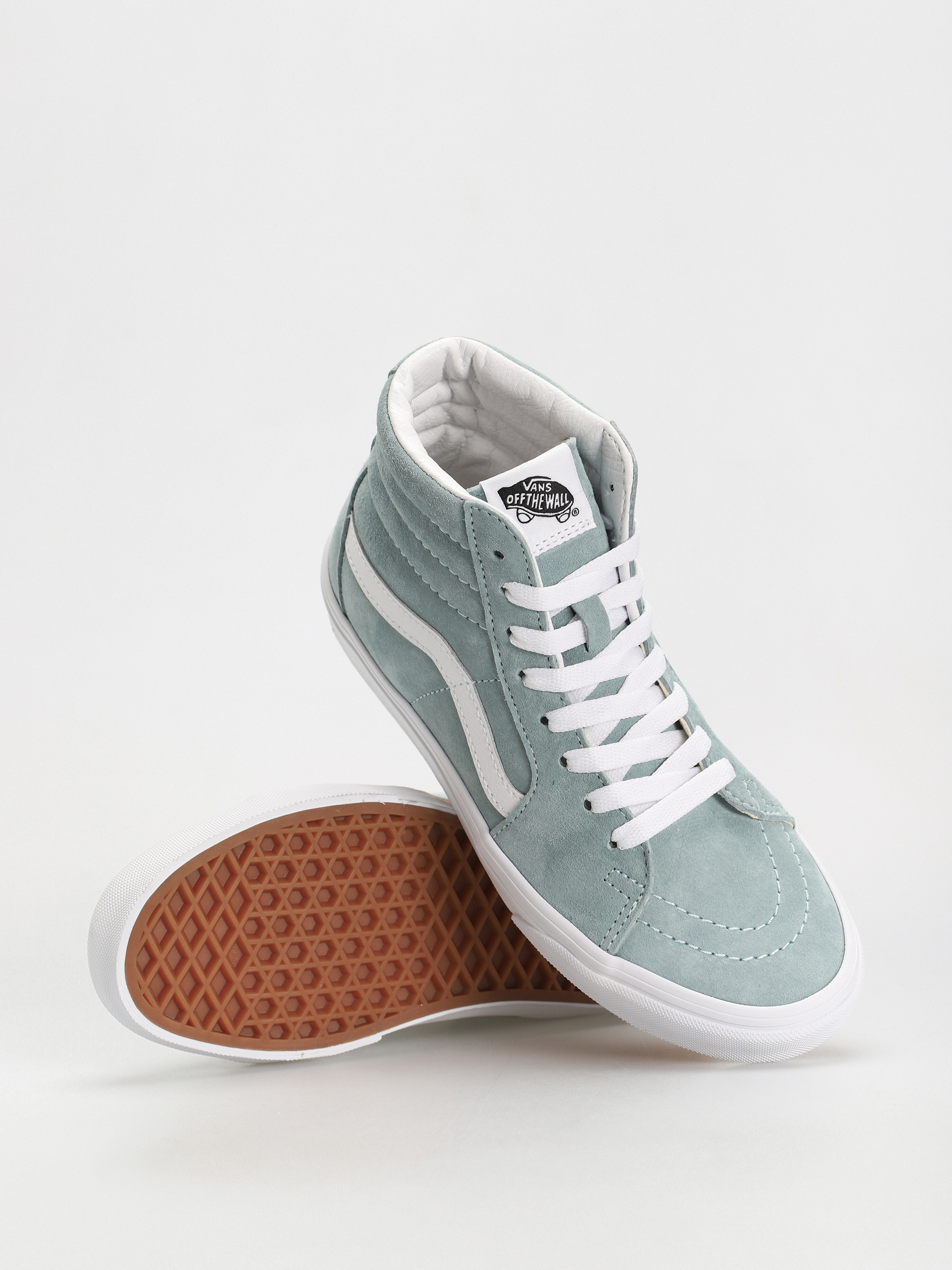 Pantofi Vans Sk8 Hi (pig suede gray mist)
