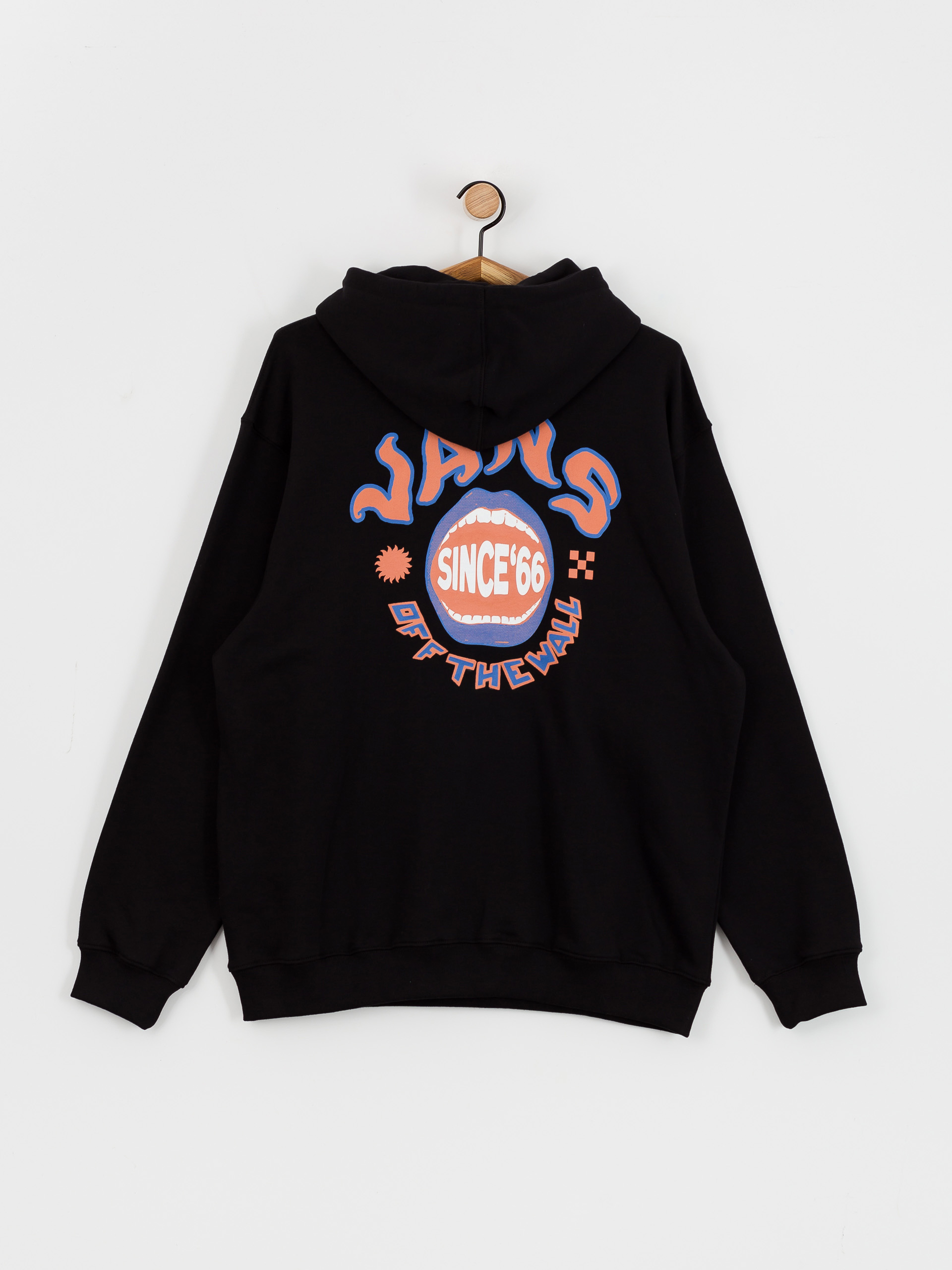 Hanorac cu glugă Vans OG Open Mouth Loose HD (black)