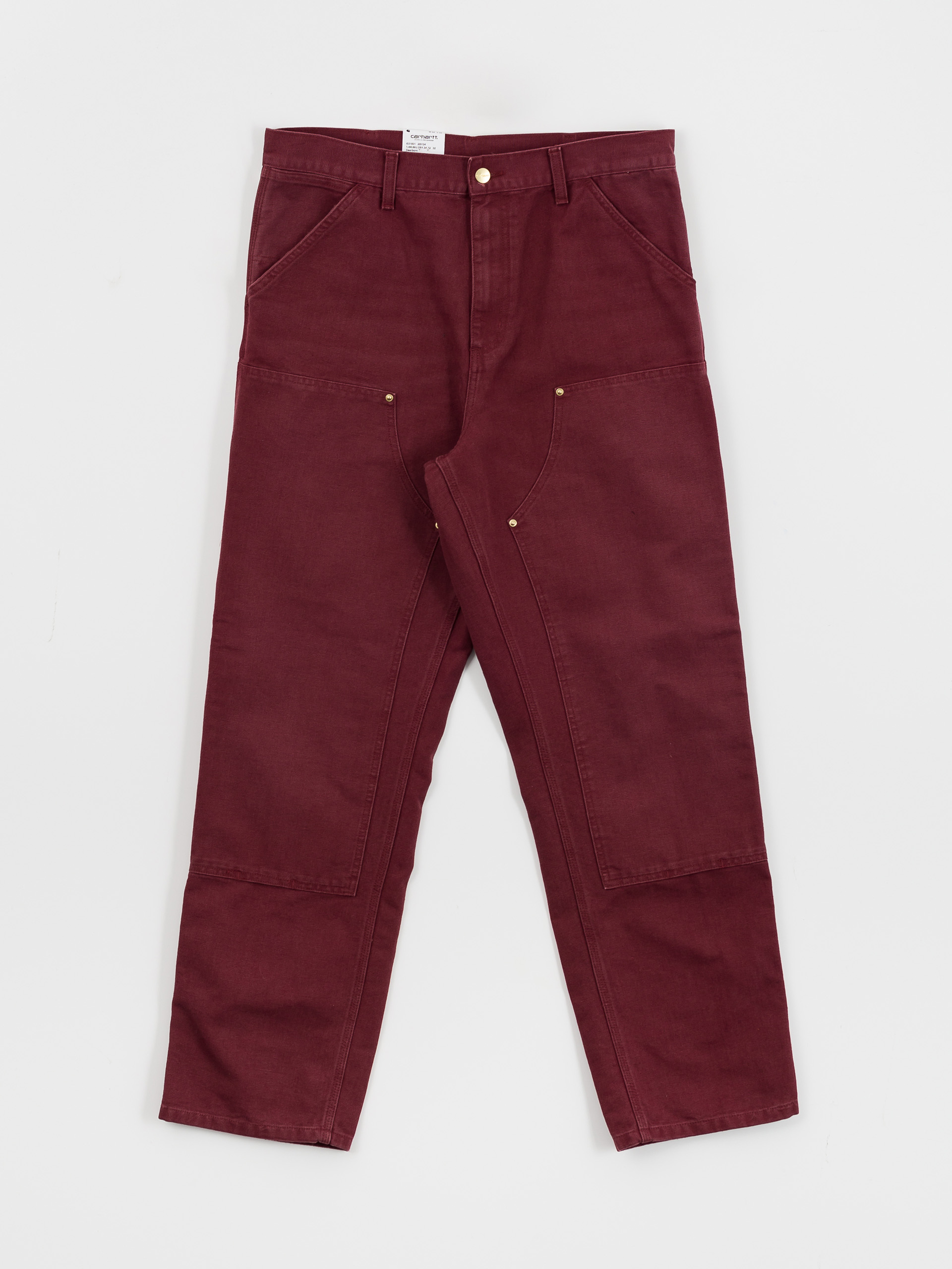 Pantaloni Carhartt WIP Double Knee (malbec)