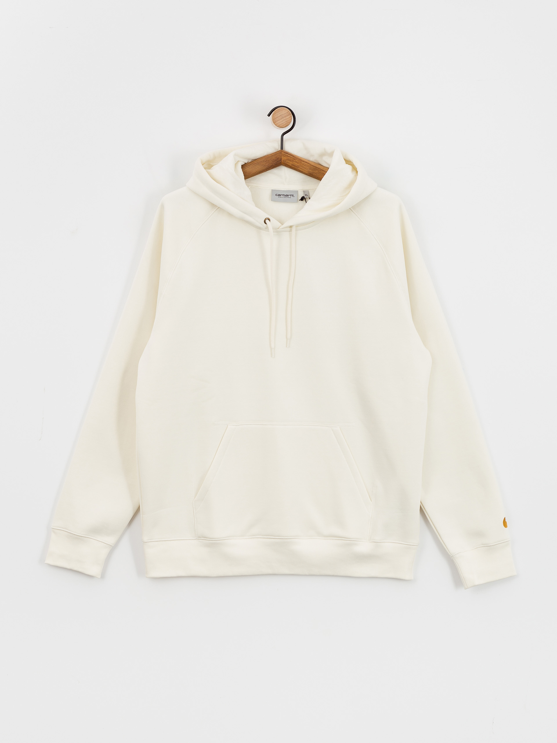 Hanorac cu glugă Carhartt WIP Chase HD (wax/gold)