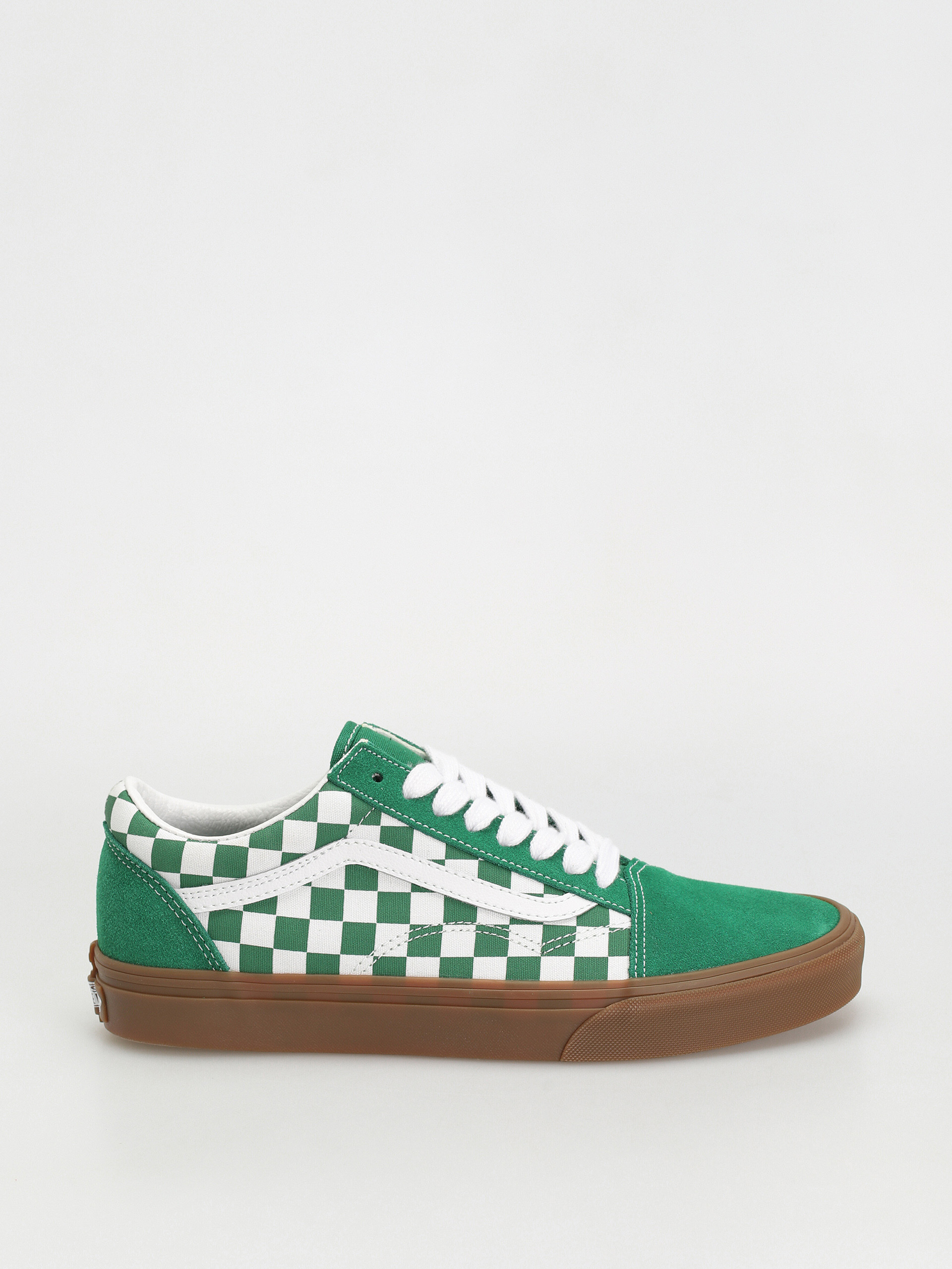 Pantofi Vans Old Skool (fat lace checker green)