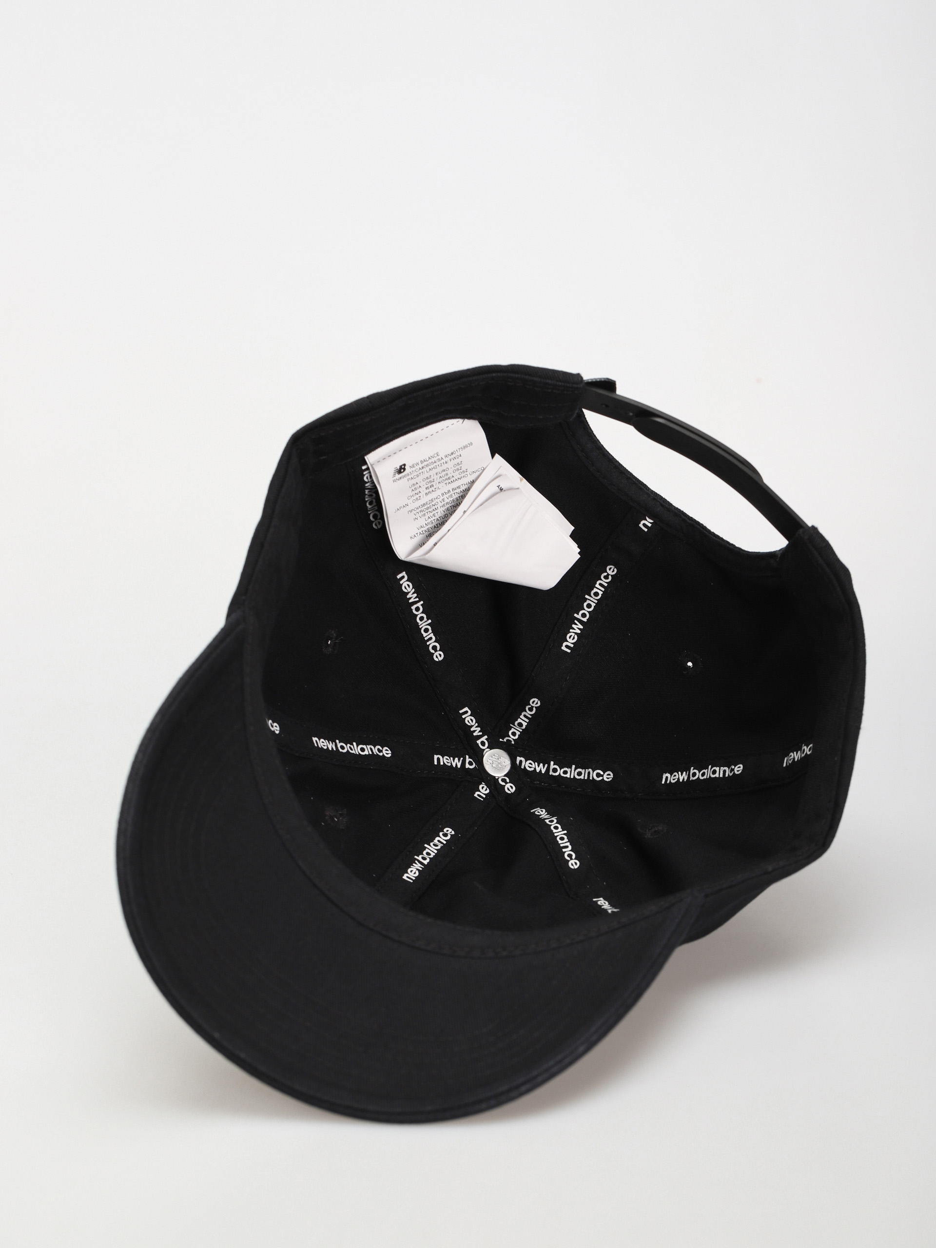 Șapcă New Balance 6 Panel Block N Snapback (black)