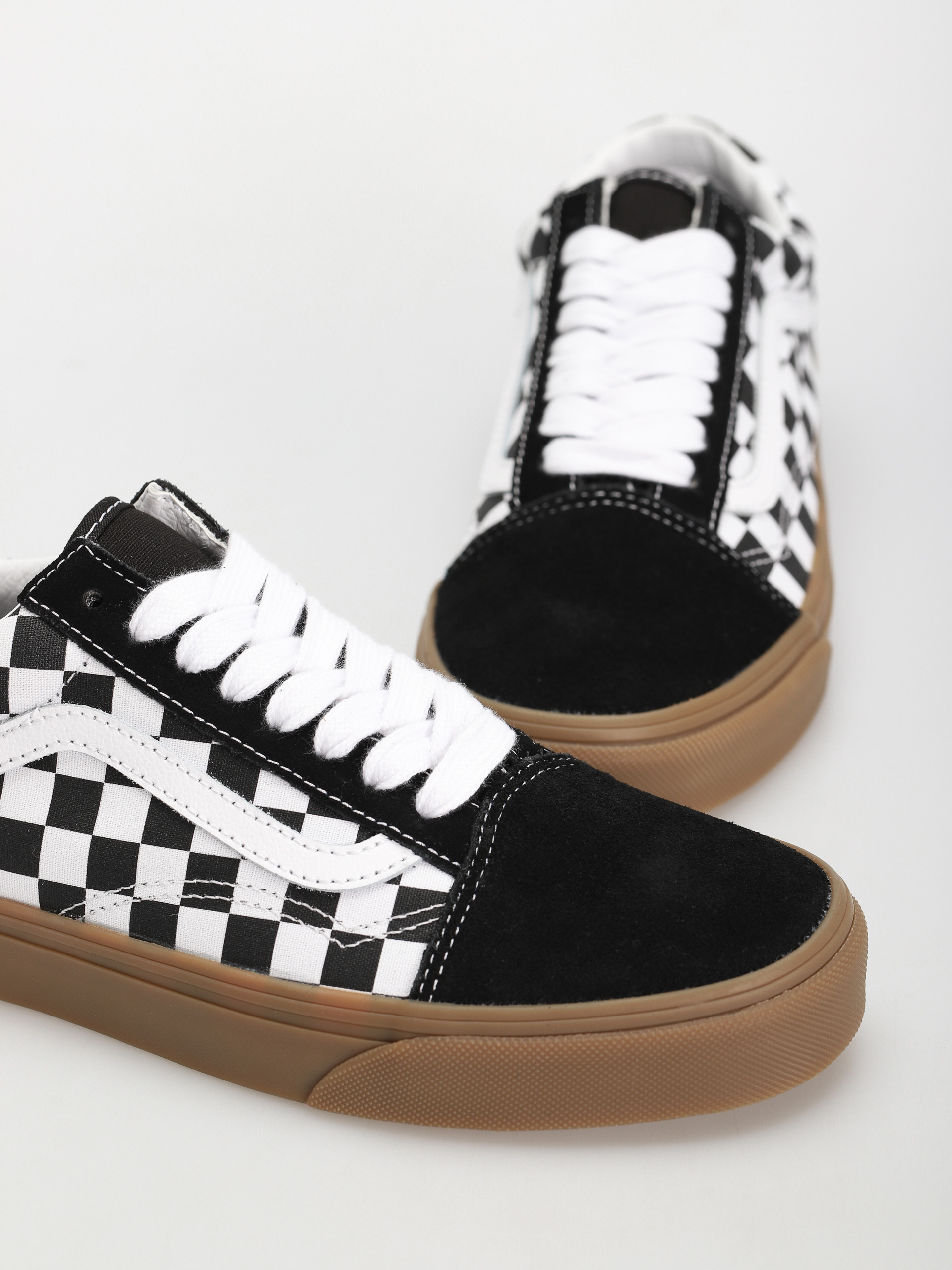 Pantofi Vans Old Skool (fat lace checker black)