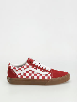 Pantofi Vans Old Skool (fat lace checker red)