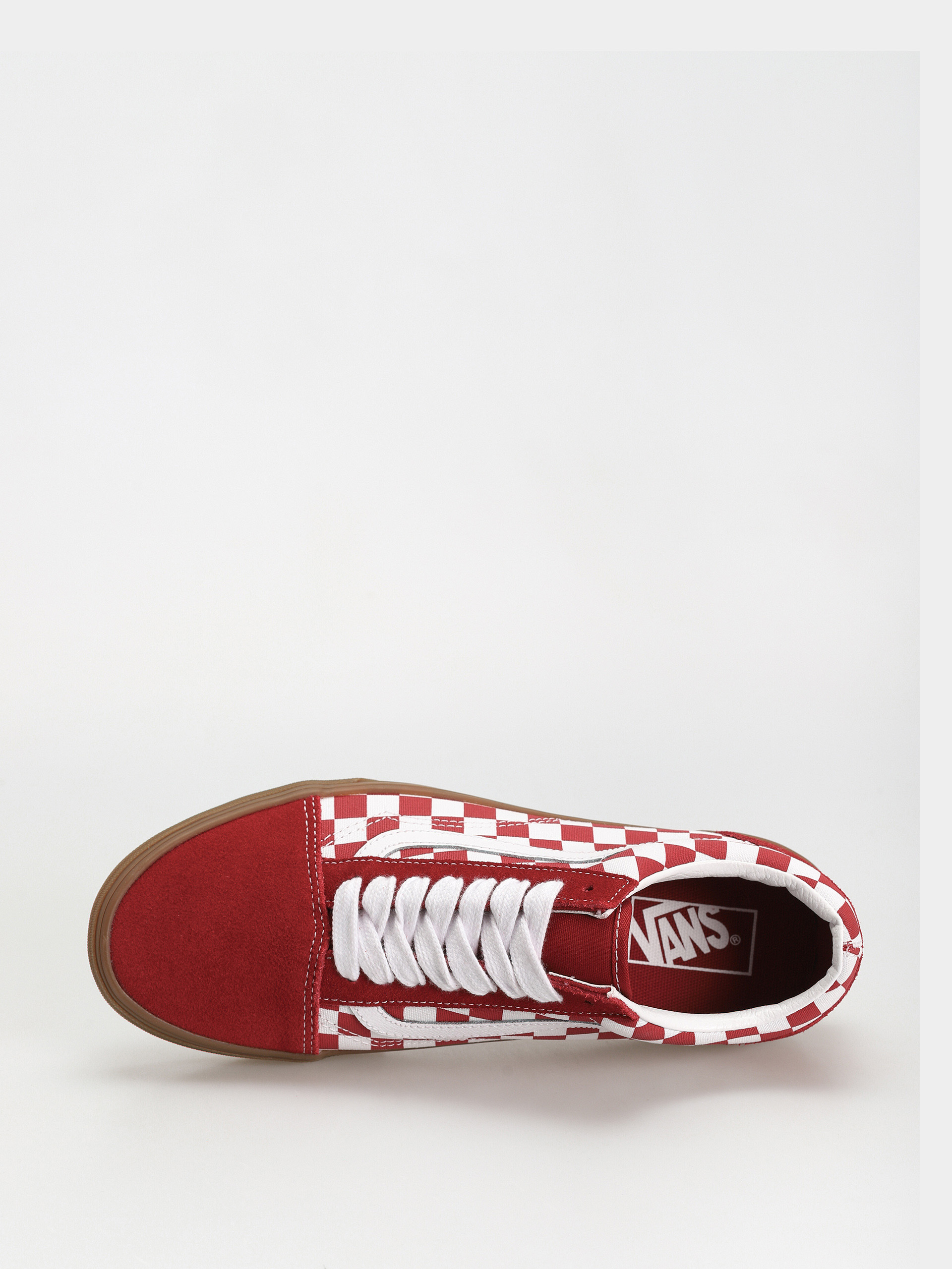 Pantofi Vans Old Skool (fat lace checker red)
