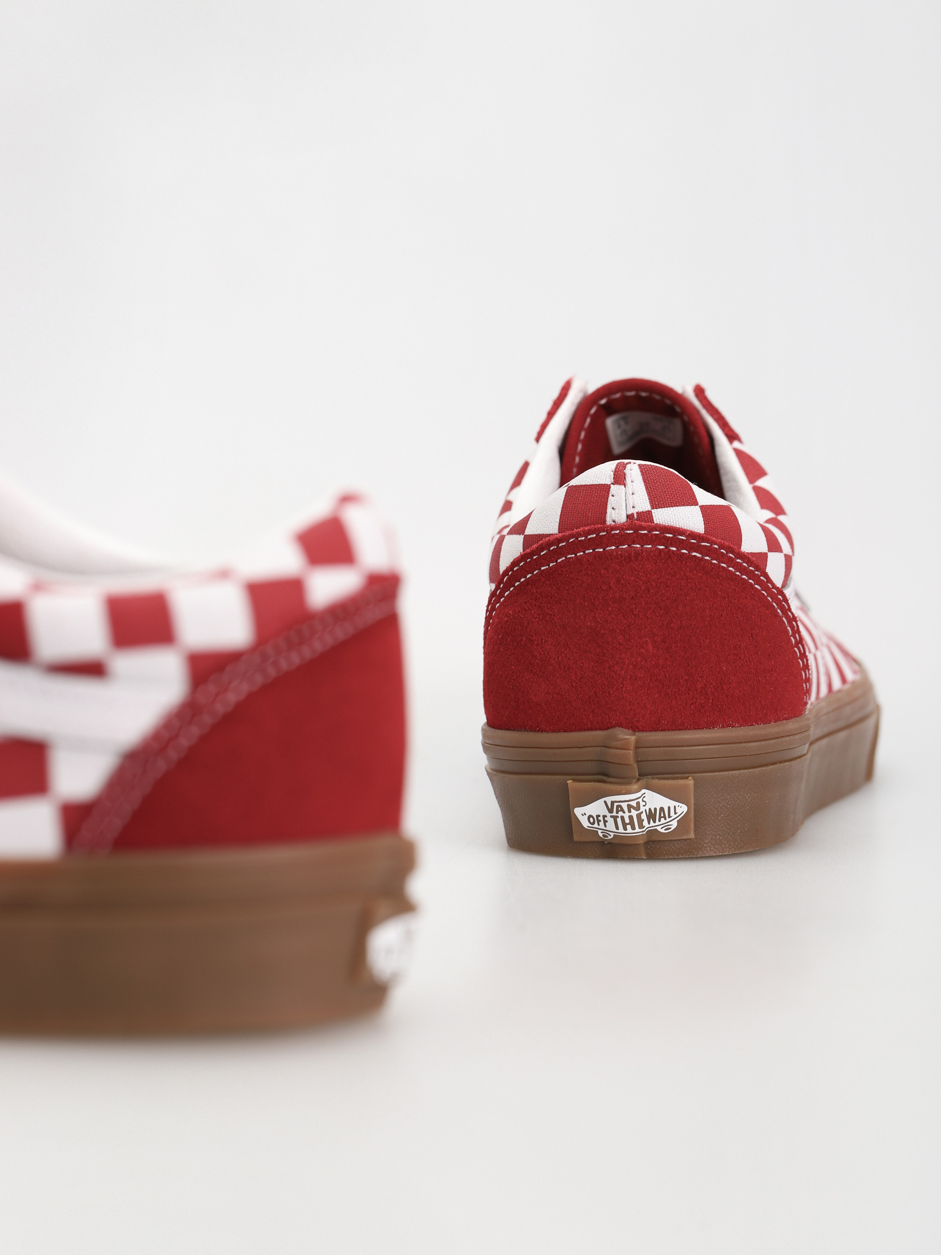 Pantofi Vans Old Skool (fat lace checker red)