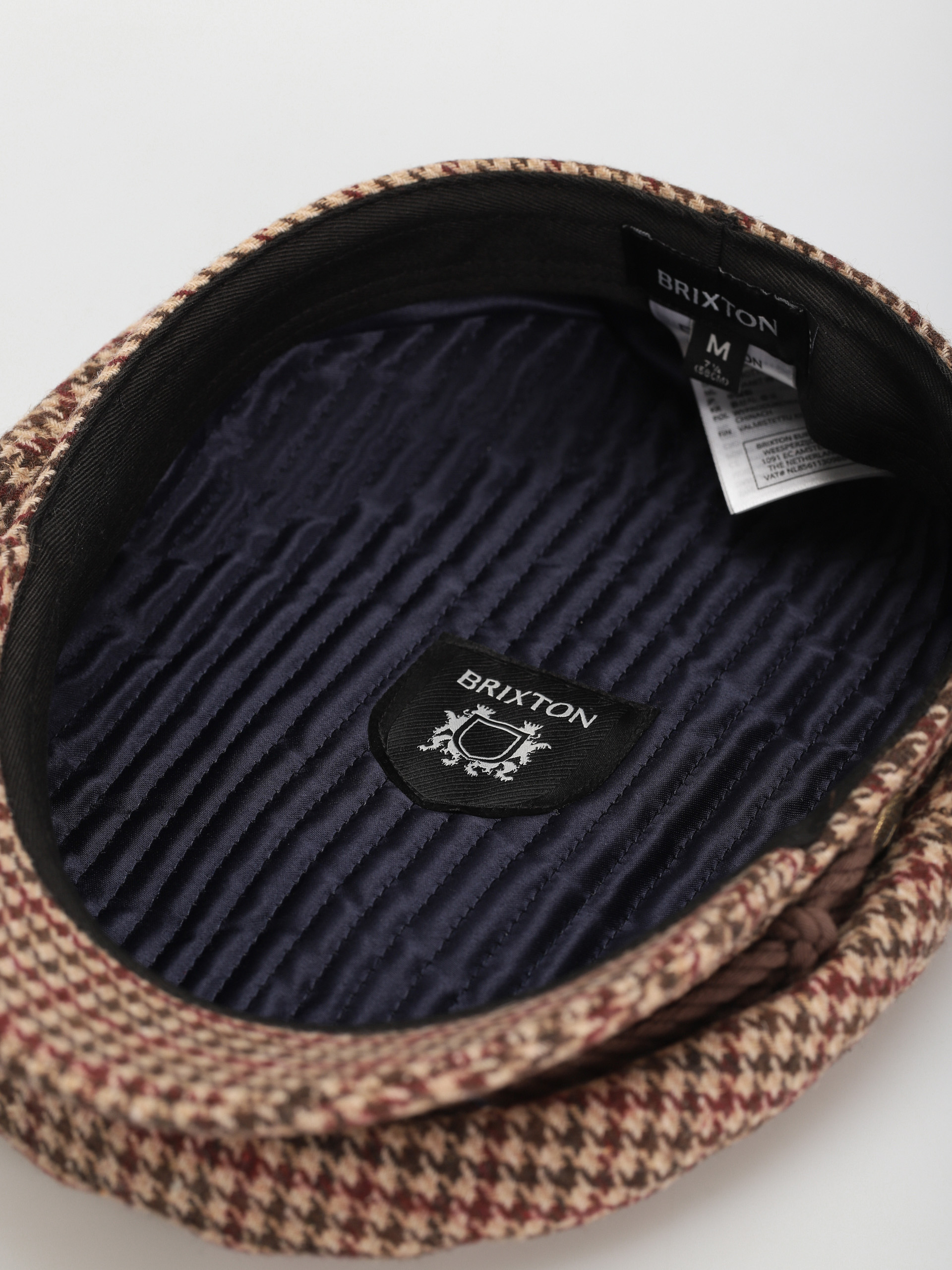 Pălărie cu cozoroc Brixton Fiddler Cap (tiger's eye/brown)