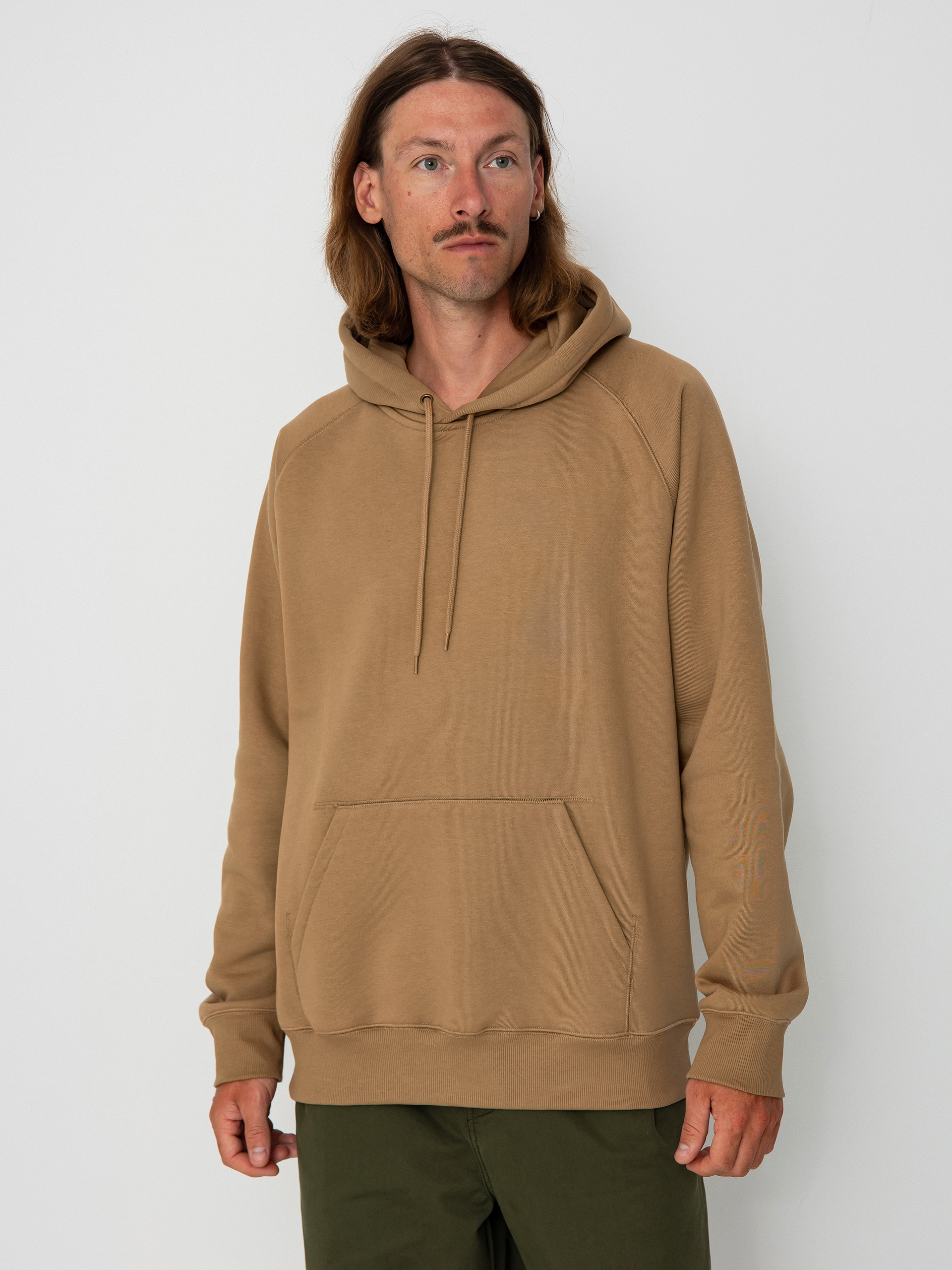 Hanorac cu glugu0103 Carhartt WIP Chase HD (peanut/gold)