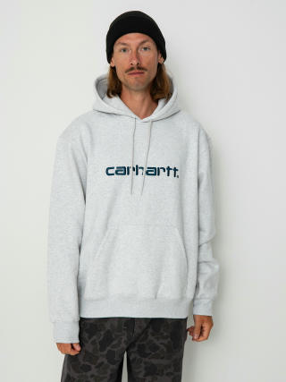 Hanorac cu glugă Carhartt WIP Carhartt HD (ash heather/duck blue)