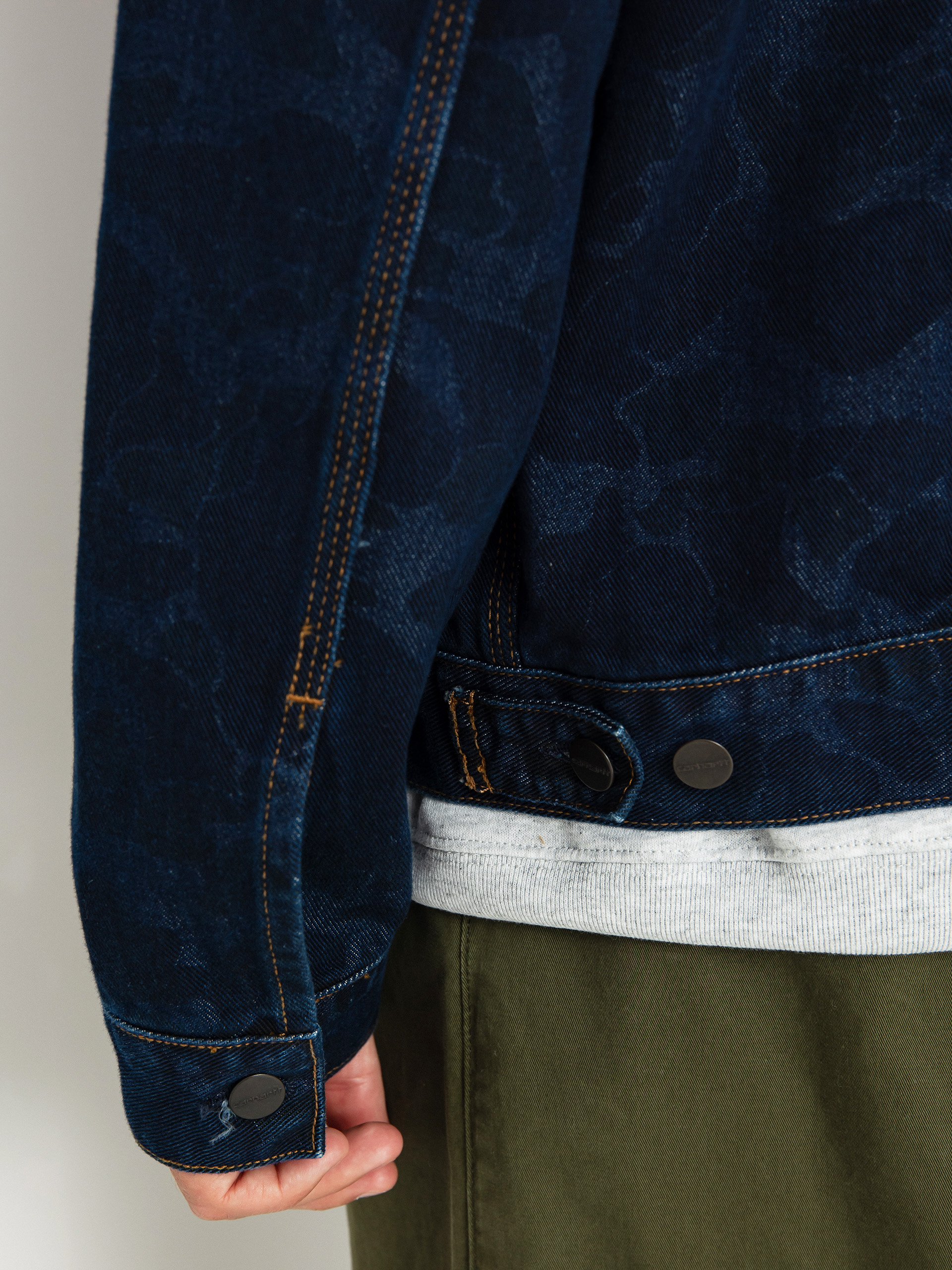 Geacă Carhartt WIP Duck Helston (camo duck/blue)