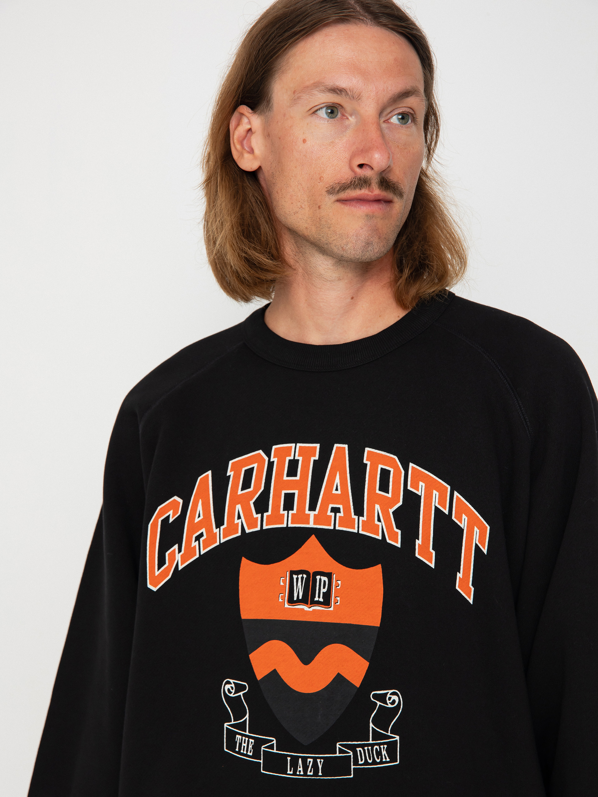 Hanorac Carhartt WIP Lazy Duck Academy (black)
