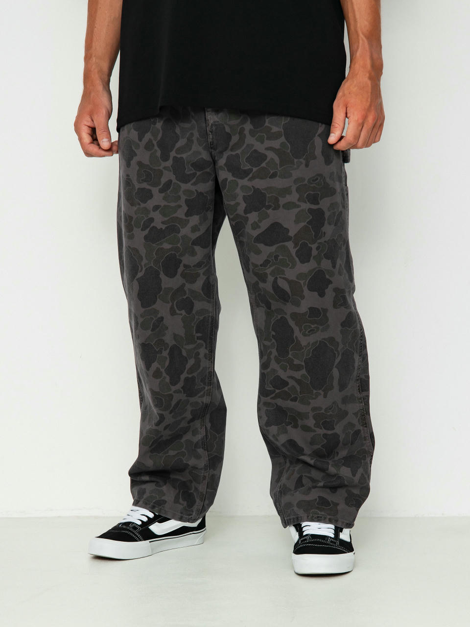 Pantaloni Carhartt WIP Duck Single Knee (camo duck/green/graphite)