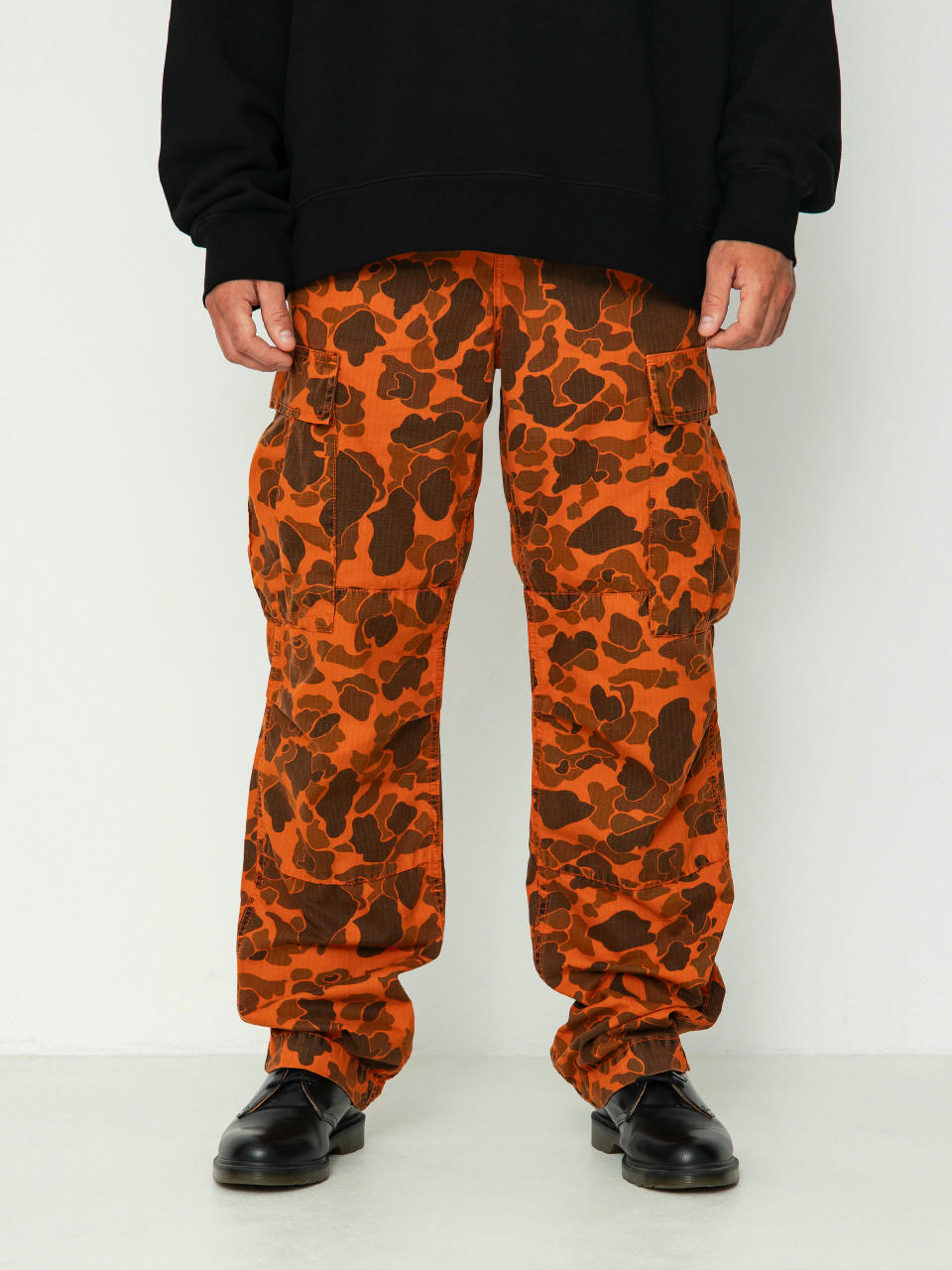 Pantaloni Carhartt WIP Duck Cargo (camo duck/green/turmeric)