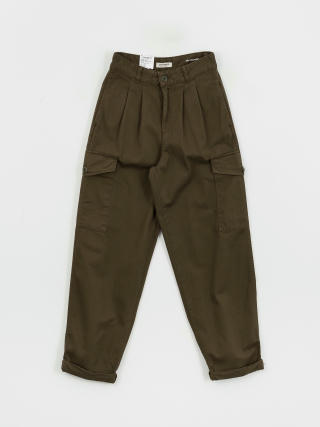 Pantaloni Carhartt WIP Collins Wmn (office green)