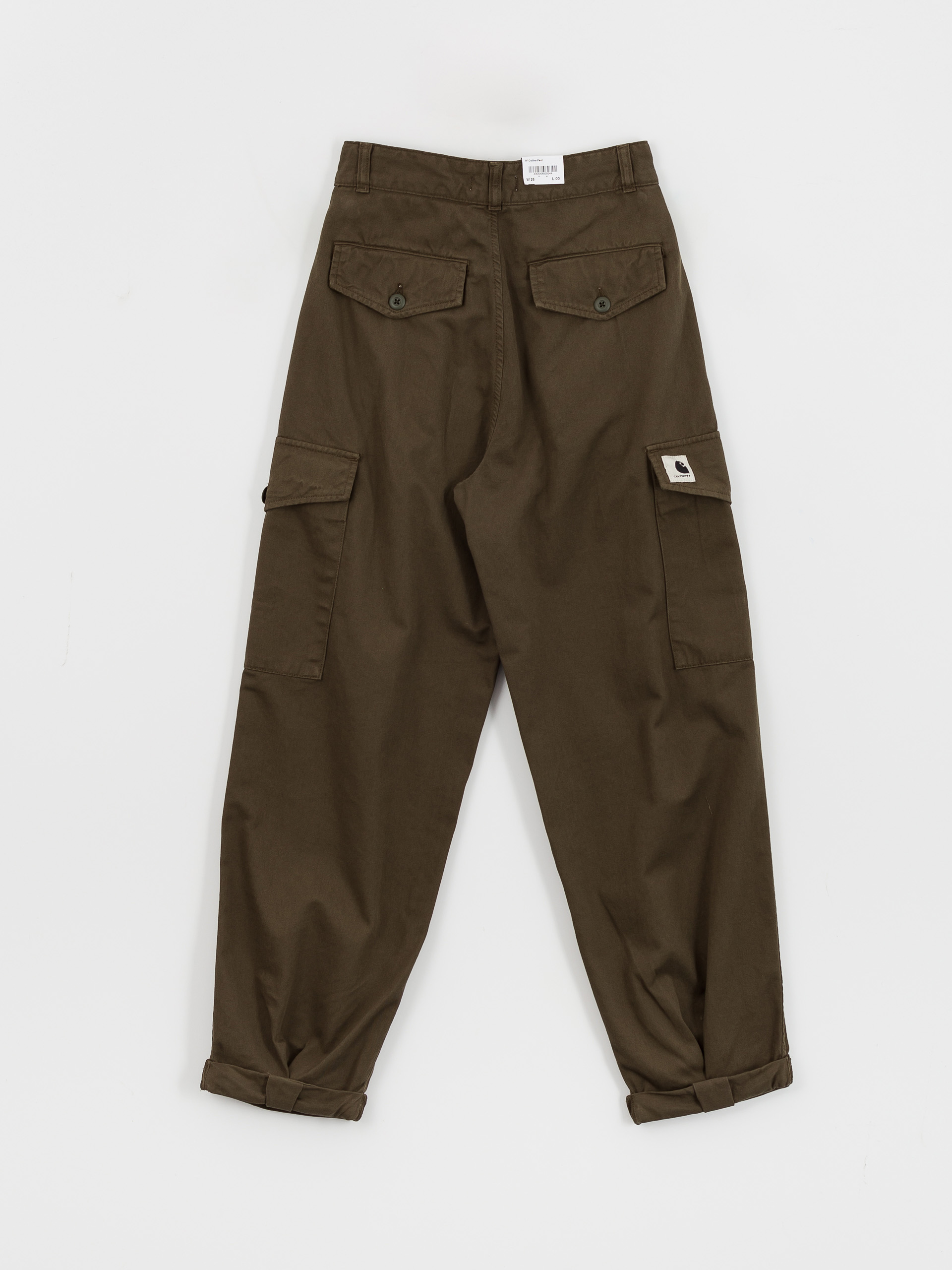Pantaloni Carhartt WIP Collins Wmn (office green)