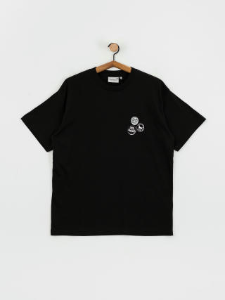 Tricou Carhartt WIP Pins (black/white)