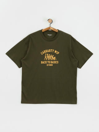 Tricou Carhartt WIP Basics (office green/winter spice)