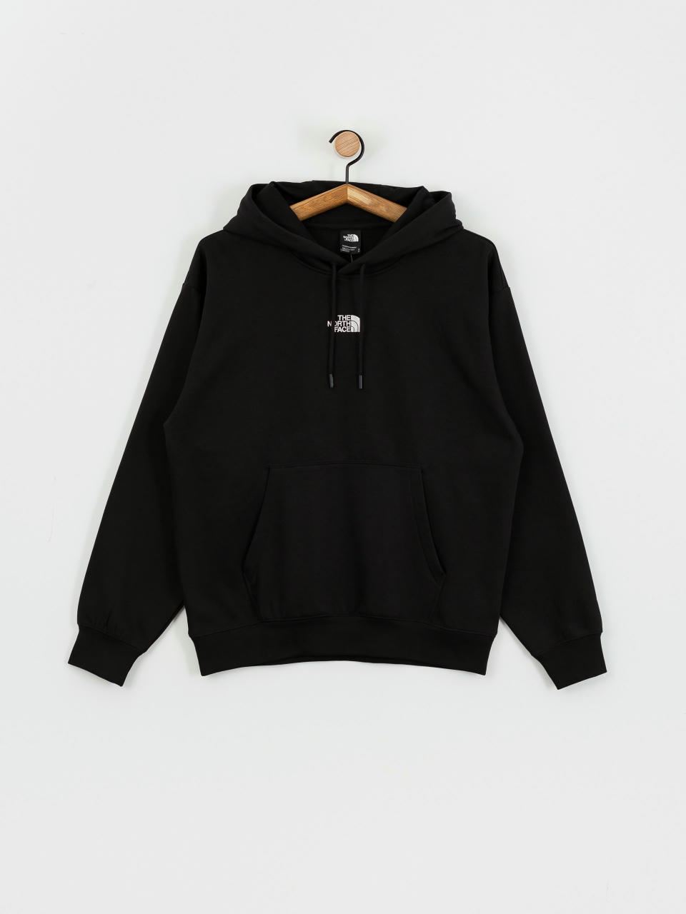 Hanorac cu glugă The North Face Essential Oversize HD Wmn (tnf black)