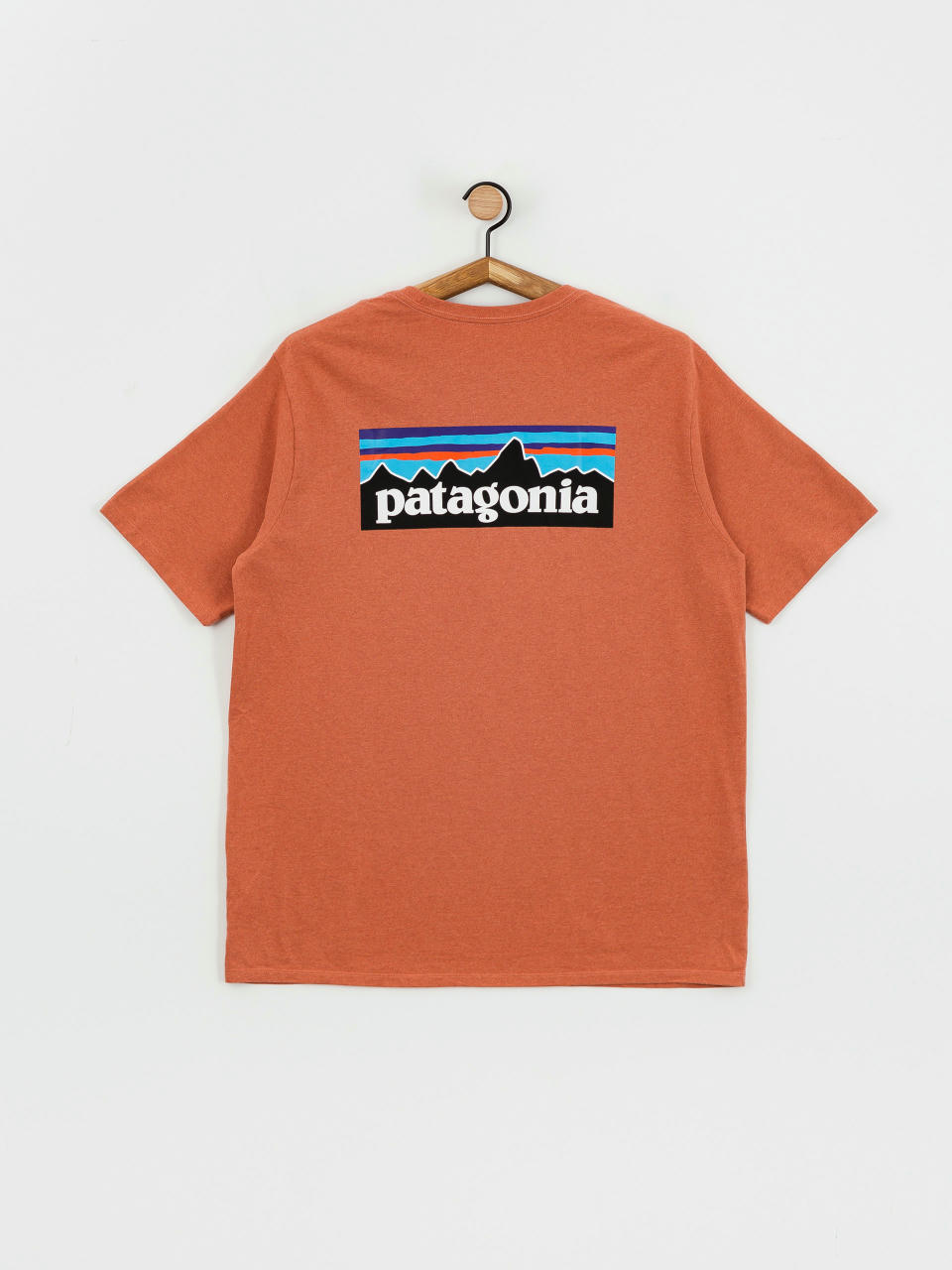 Tricou Patagonia P 6 Logo Responsibili (redtail rust)