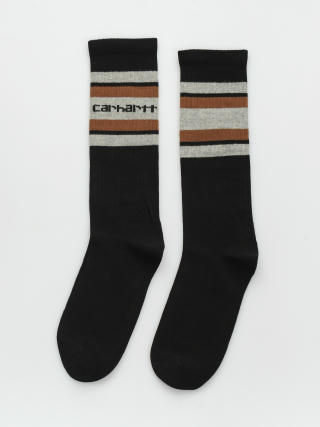 Șosete Carhartt WIP Connors (black/grey heather/hamilton brown)