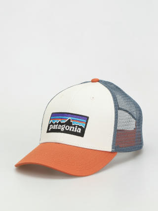 Șapcă Patagonia P 6 Logo LoPro Trucker (white w/redtail rust)