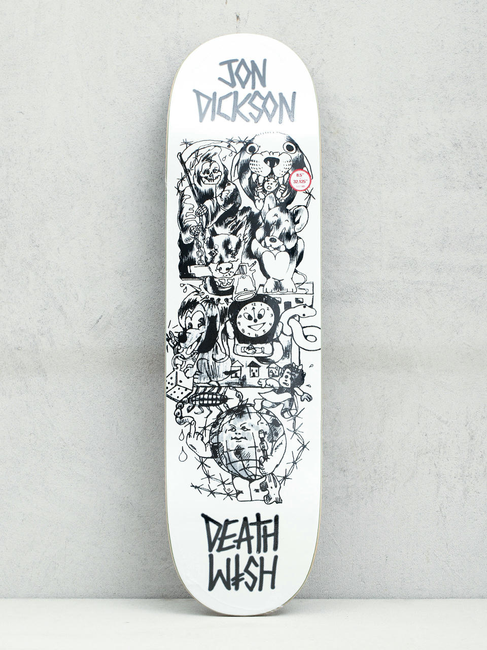 Placă Deathwish Jd Ascending (white/black)