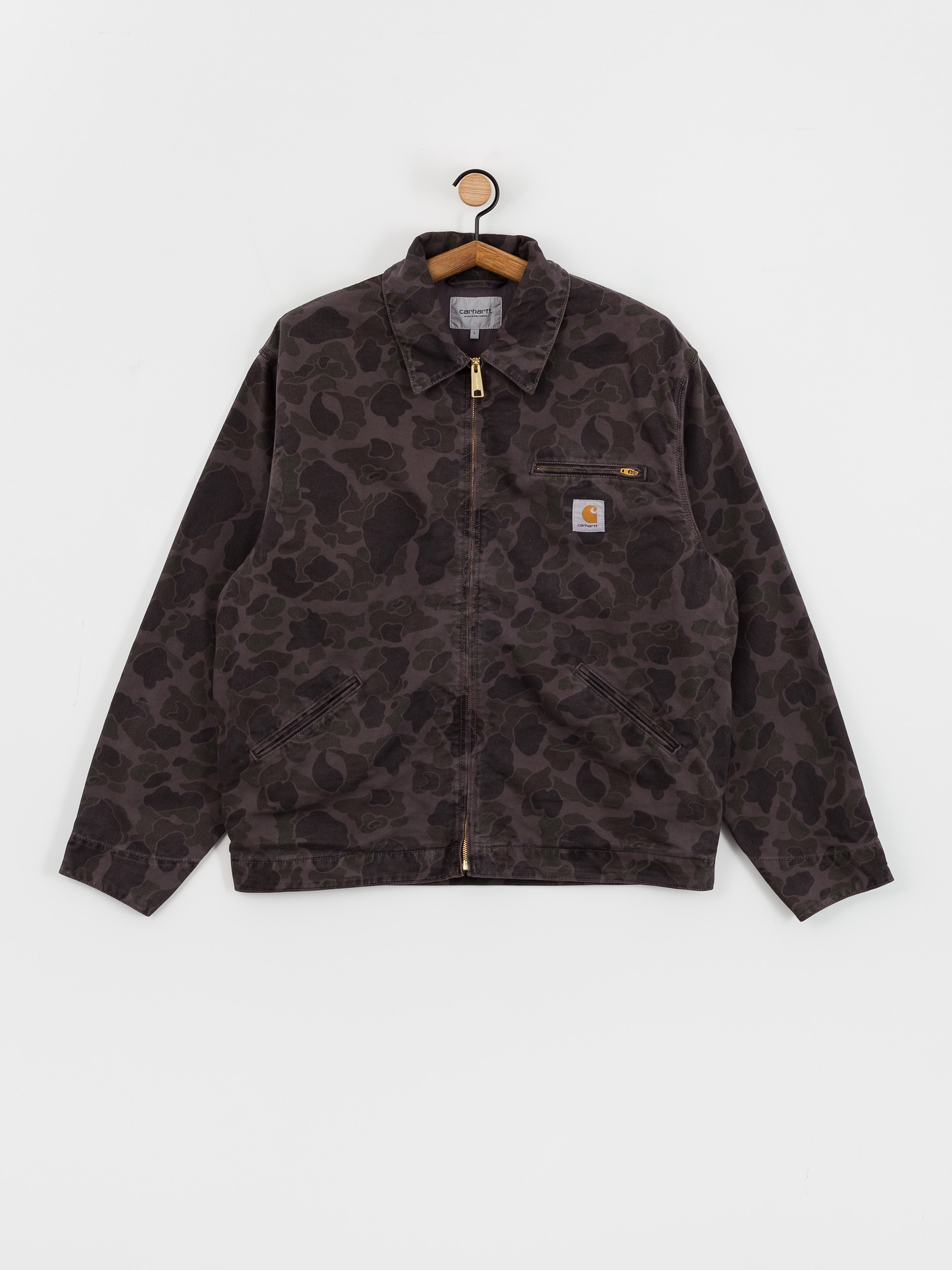 Geacă Carhartt WIP Duck Detroit (camo duck/green/graphite)