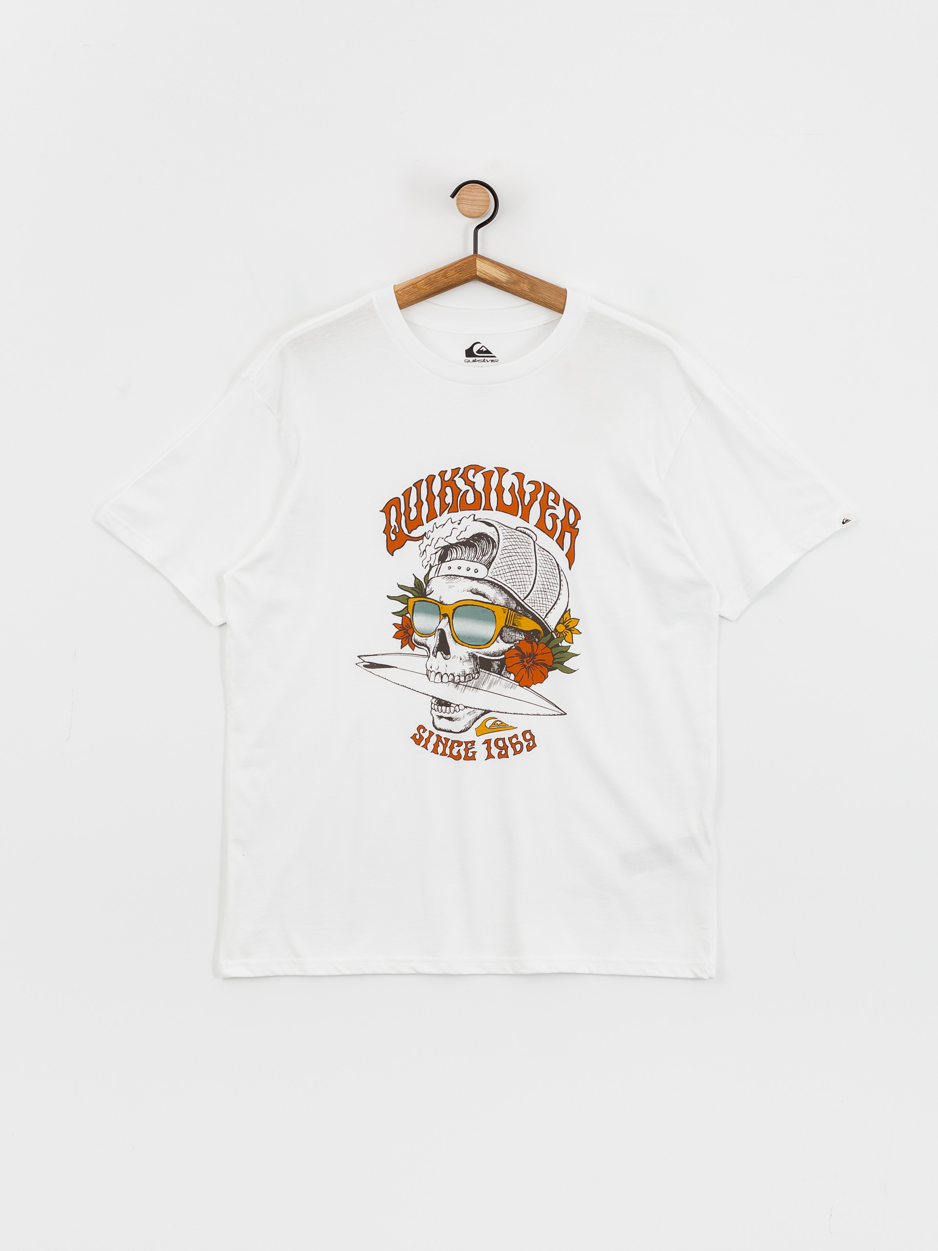 Tricou Quiksilver Qs Skull 69 (white)